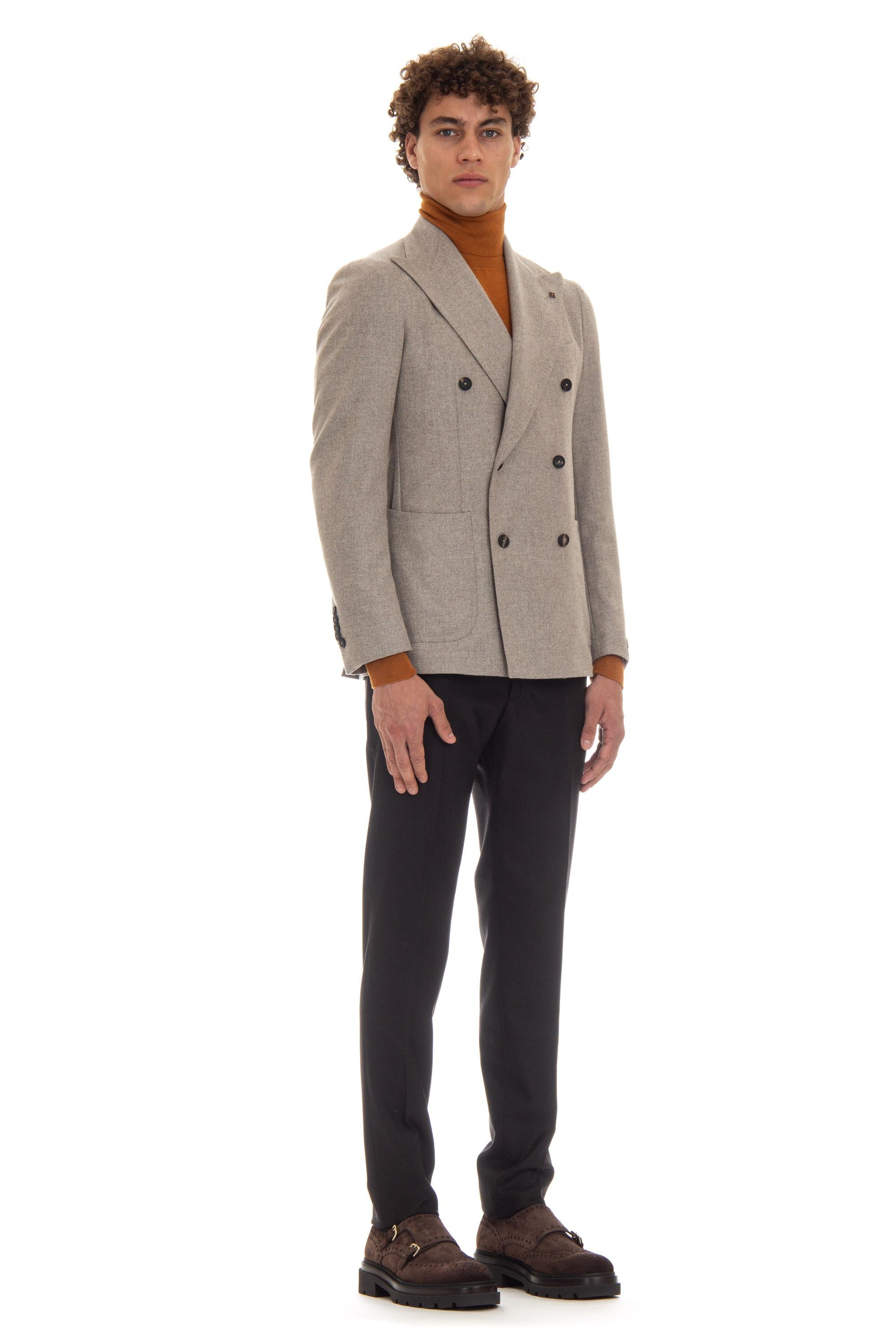 Giacca in lana-cashmere doppiopetto Pino Lerario G-PL20K C90041 T1354 Tagliatore 