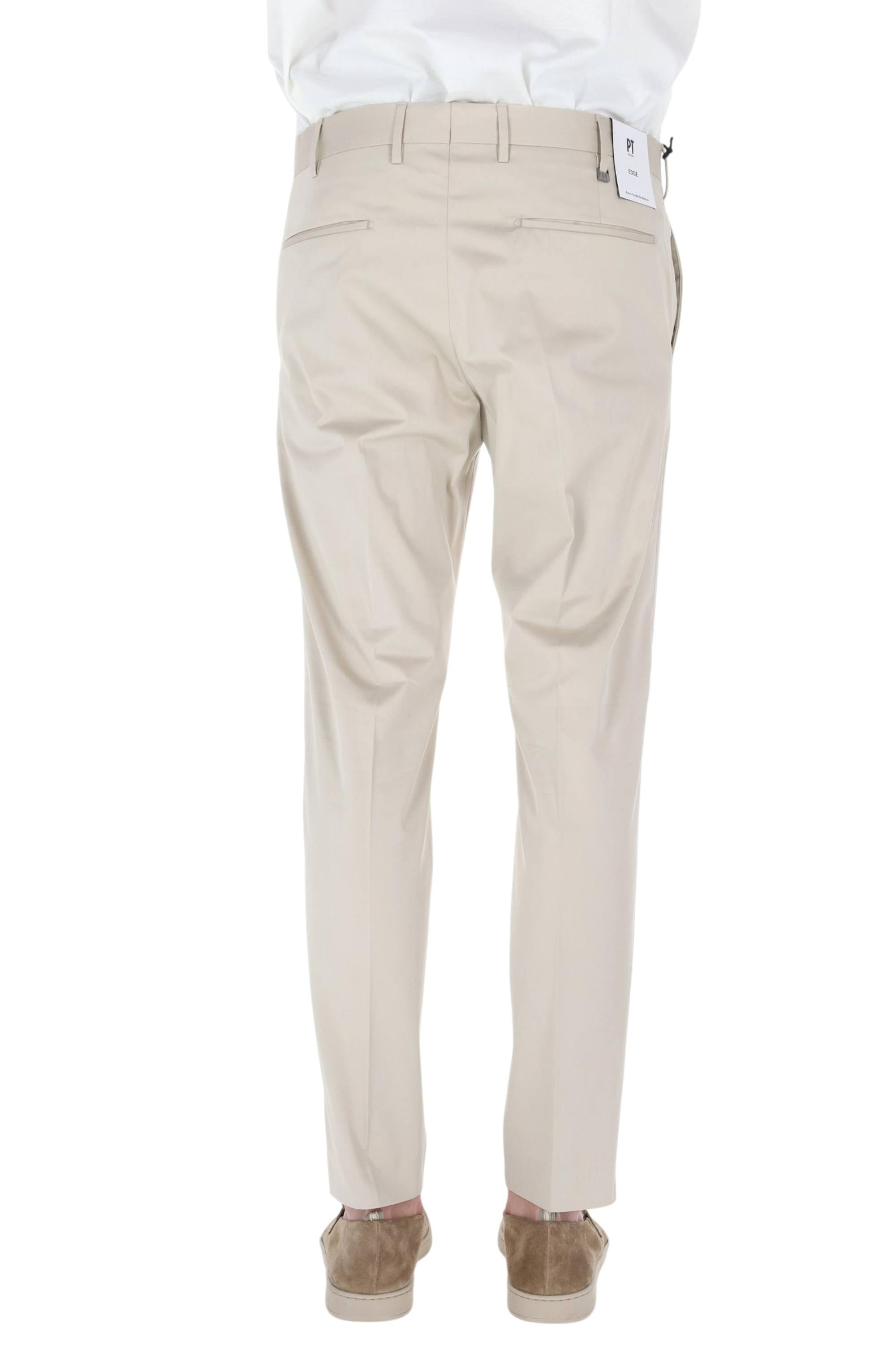 PT Torino Pantalone in cotone luxury stretch satin Dieci fit COASX0Z00FWD NU68 0040 