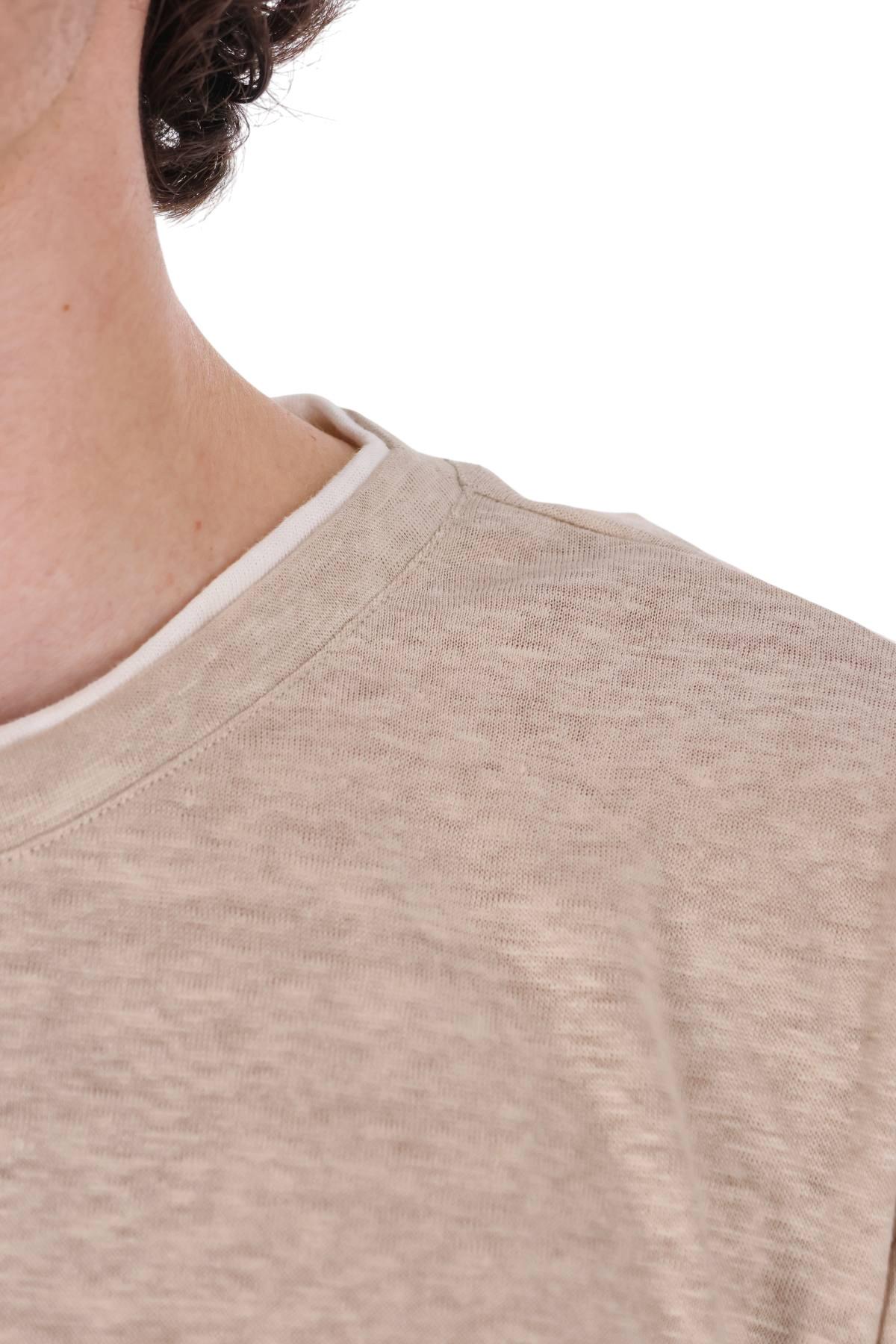 Eleventy T-shirt in jersey di lino con doppi bordi M75TSHM07 TES0M241 02-01 