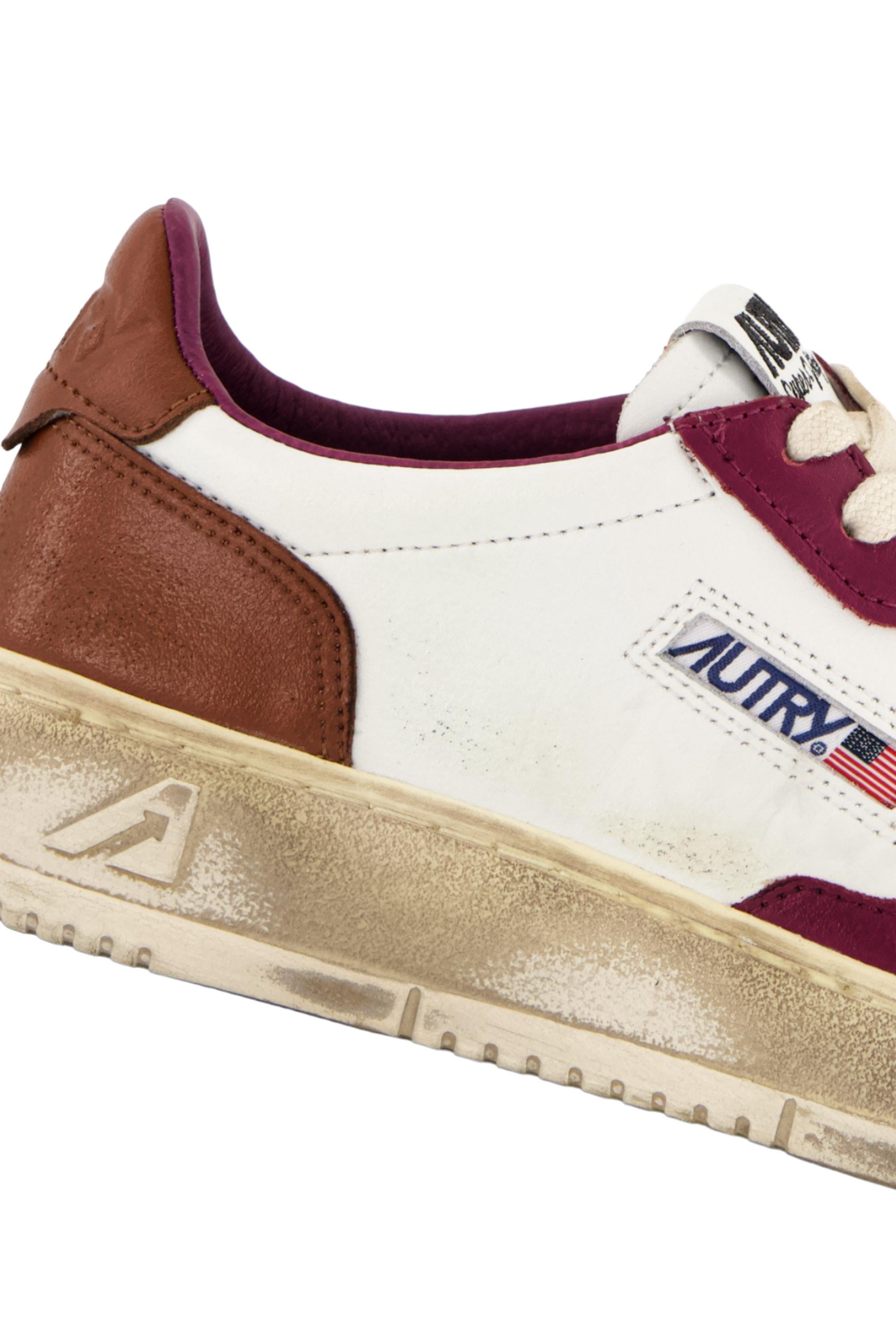 Sneaker donna super vintage in pelle AVLW SV40 RSPRYRD/CSHL Autry 