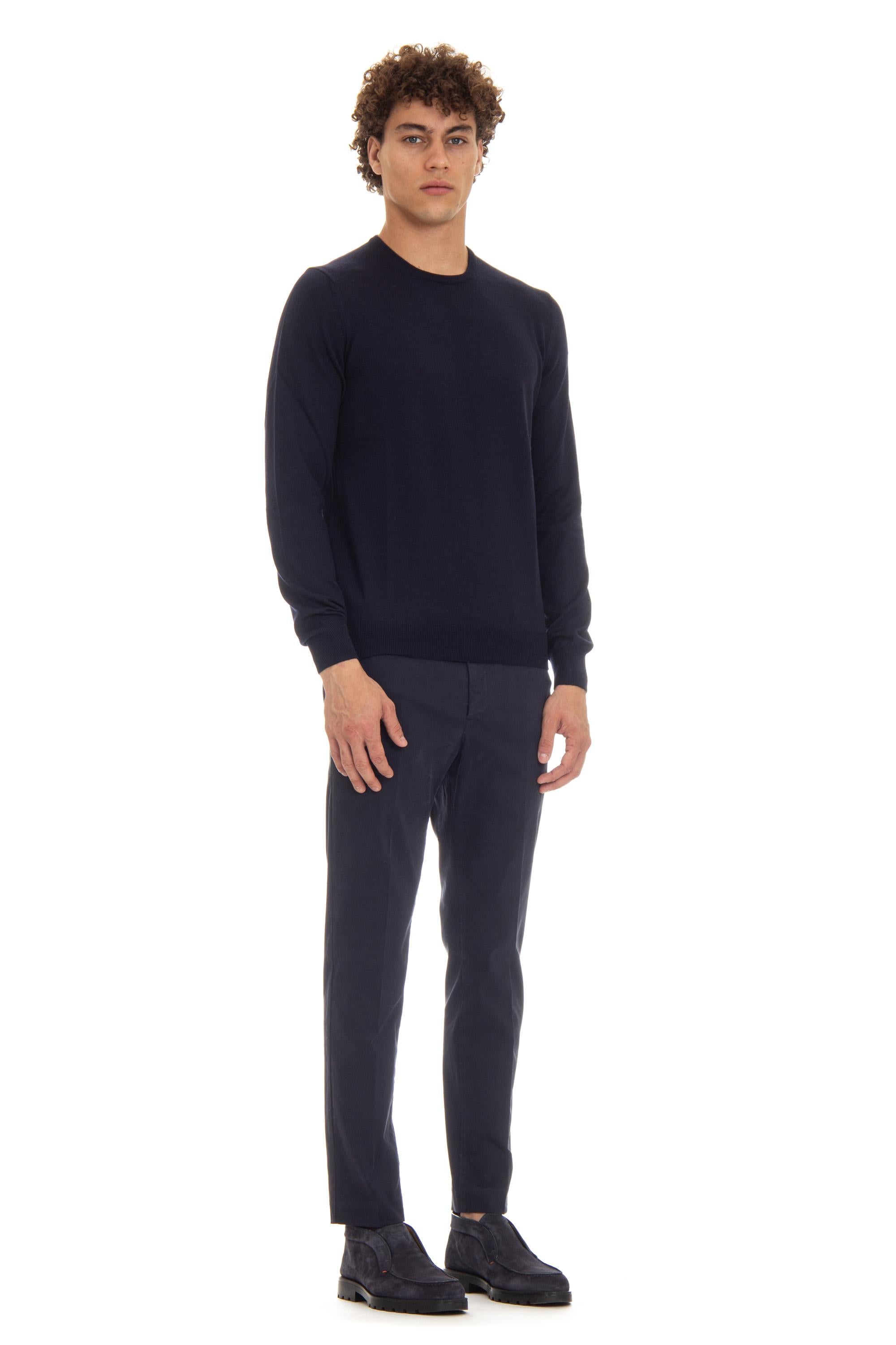 Maglia girocollo in lana vergine extrafine 1429055567/4 0598 598 Barba 