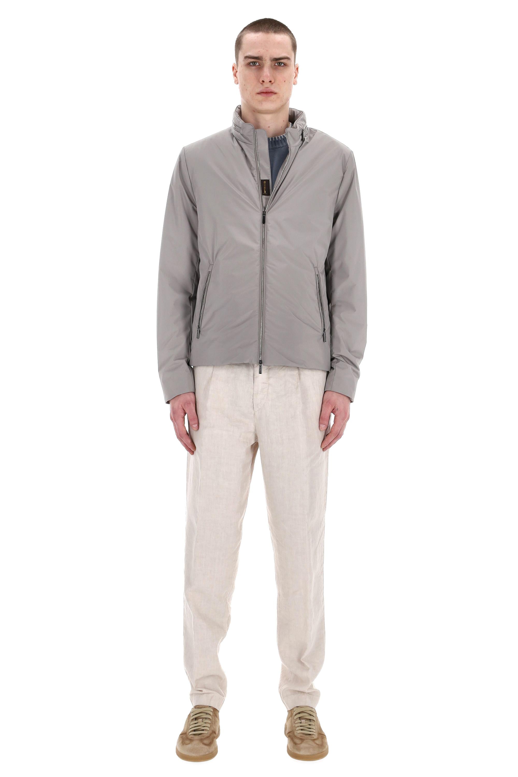 Moorer Giubbino in nylon 2 ombrelli mod. Alcide-Stp ALCIDE-STP-2 MARMO 