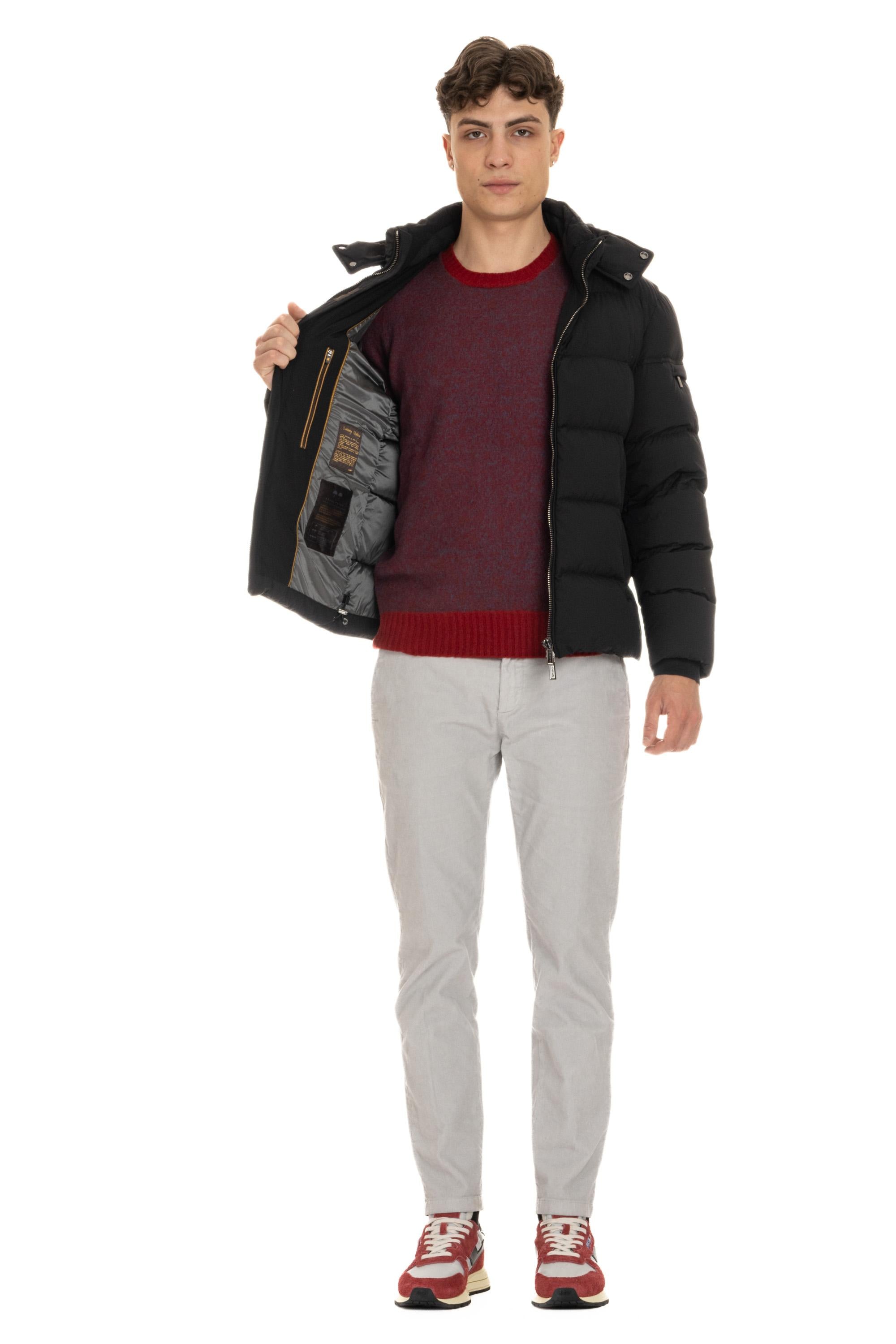 Moorer Piumino in nylon opaco modello Brett-SKT BRETT SKT NERO 