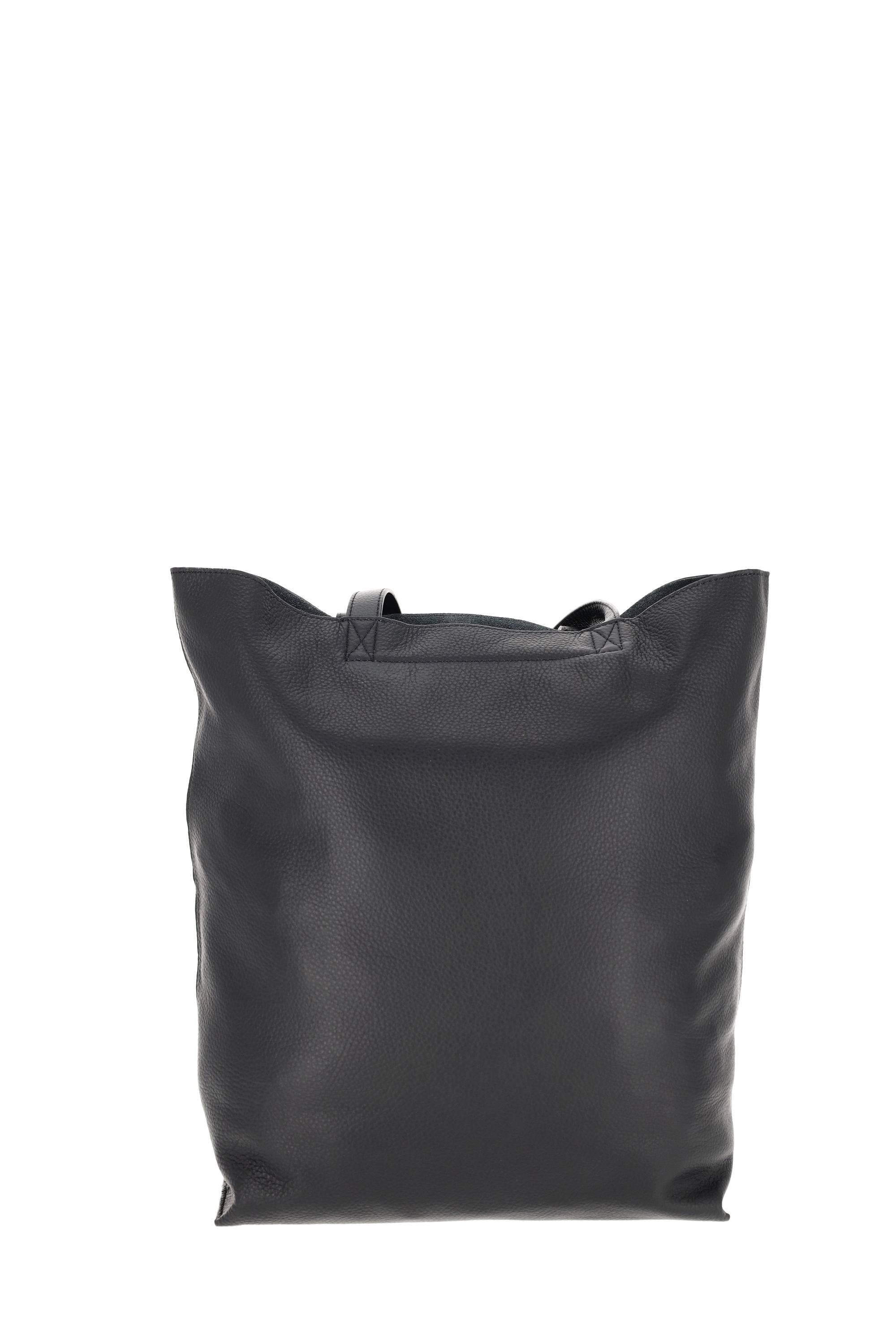 A.P.C. Borsa tote bag Maiko cabas in pelle PXCBC-M61500 LZZ-NOIR 