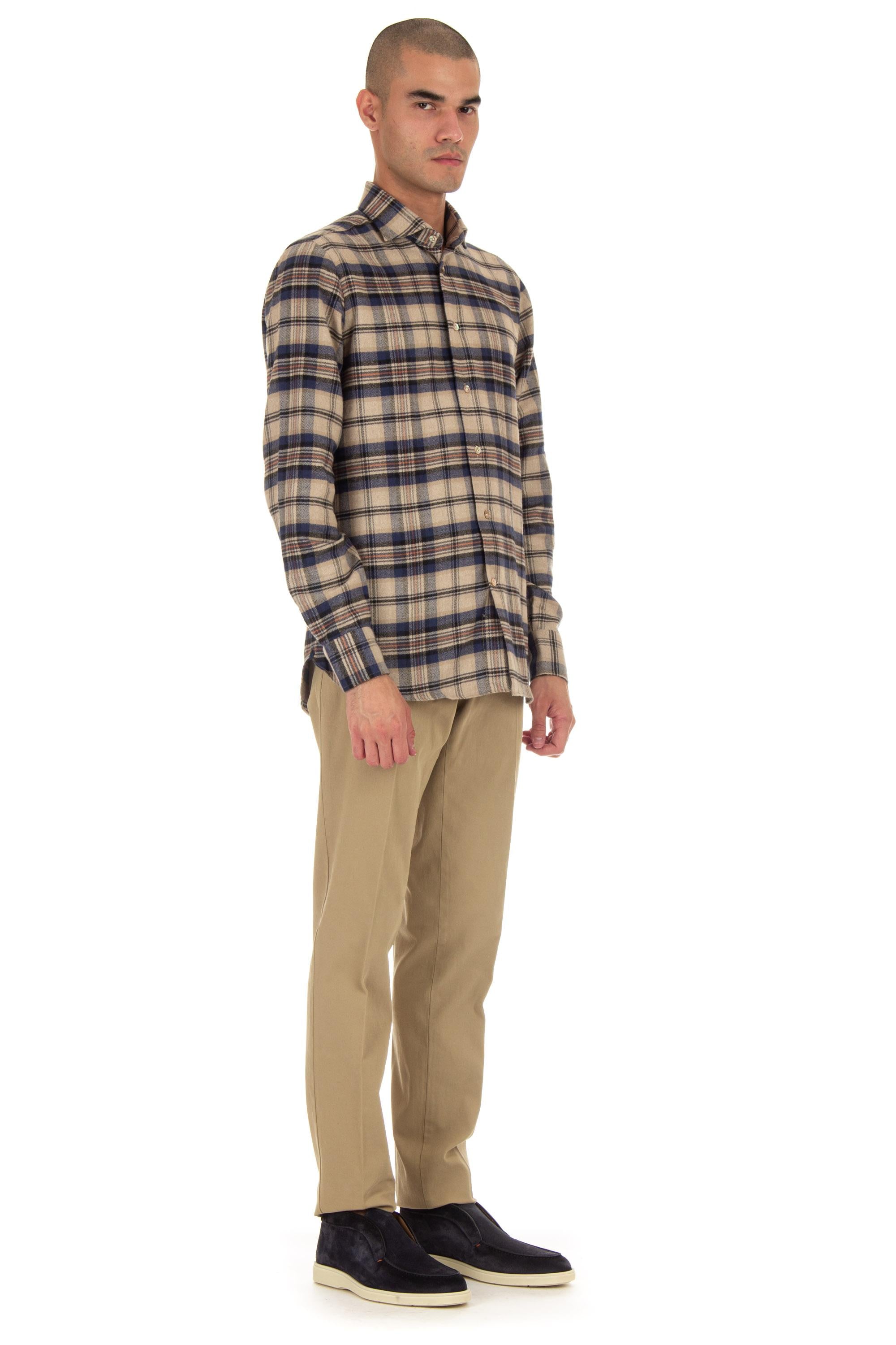 Camicia in flanella check 17029 2 Borriello 