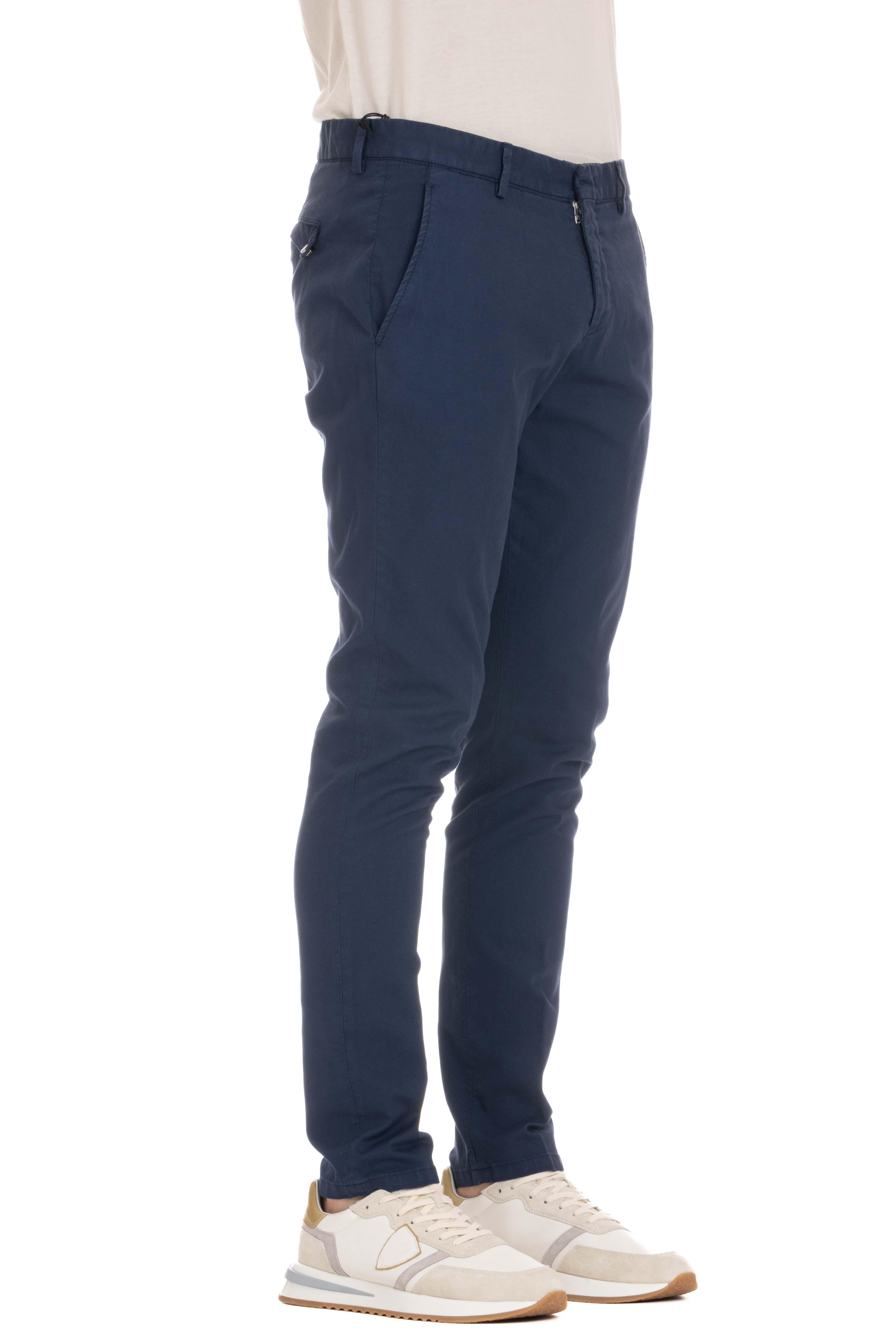 Pantalone in cotone tramato Wonder fit WTDDZ00SPE NU71/3 Y383 PT Torino 