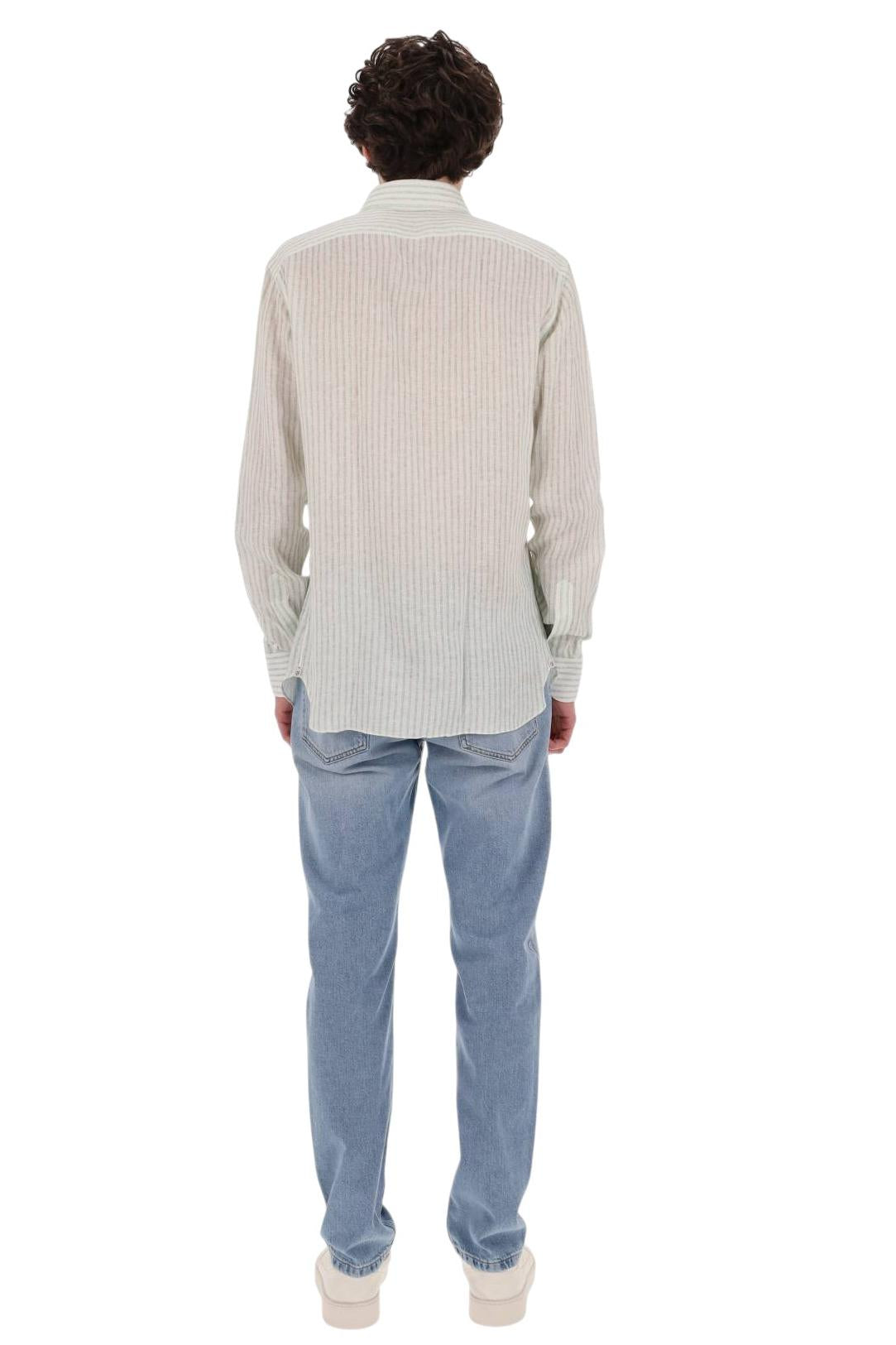 Borriello Camicia rigata in lino 22051/2 9 