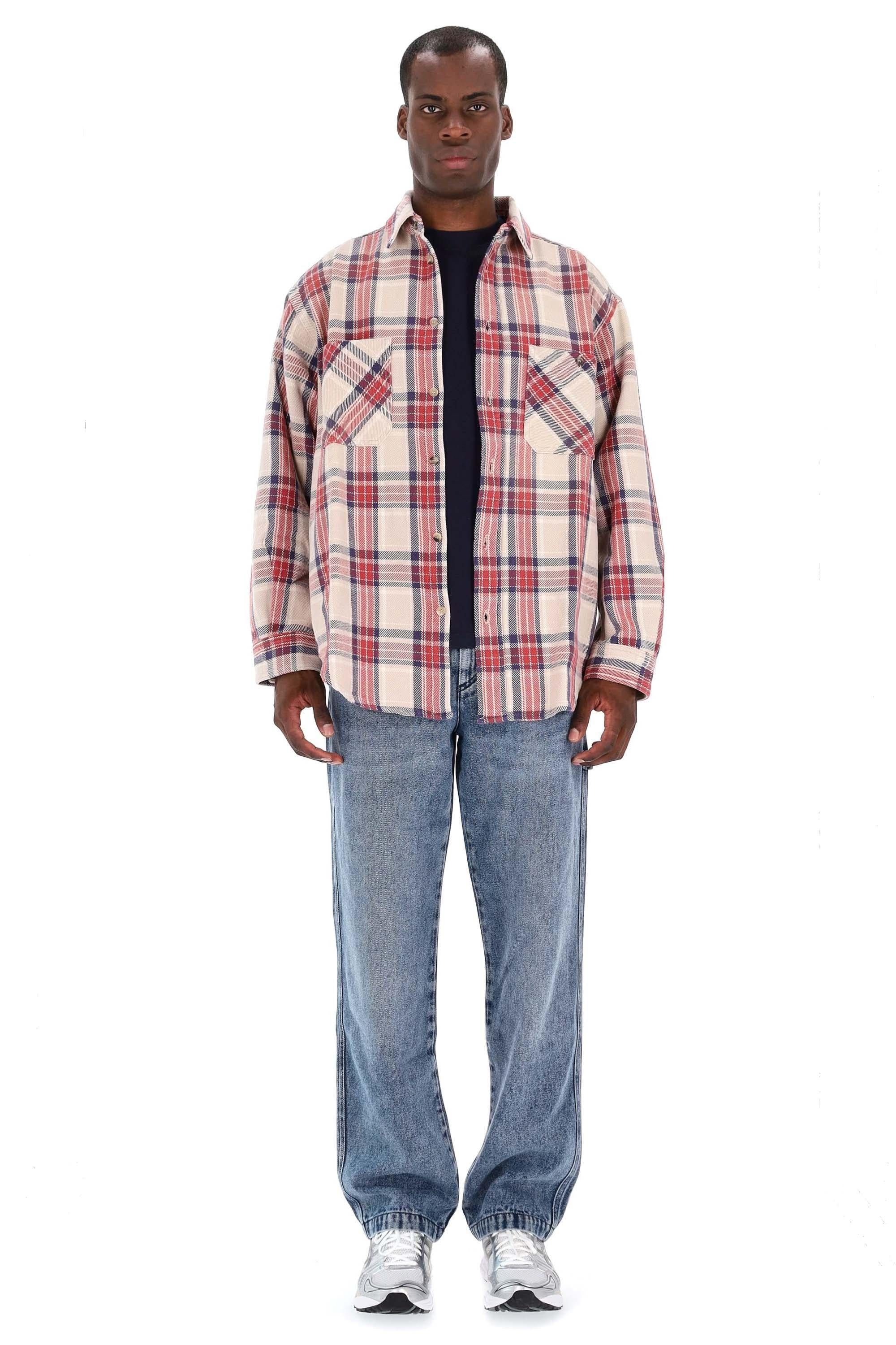 Overshirt check in cotone modello Nelson 06054TF135 CV466 Haikure 