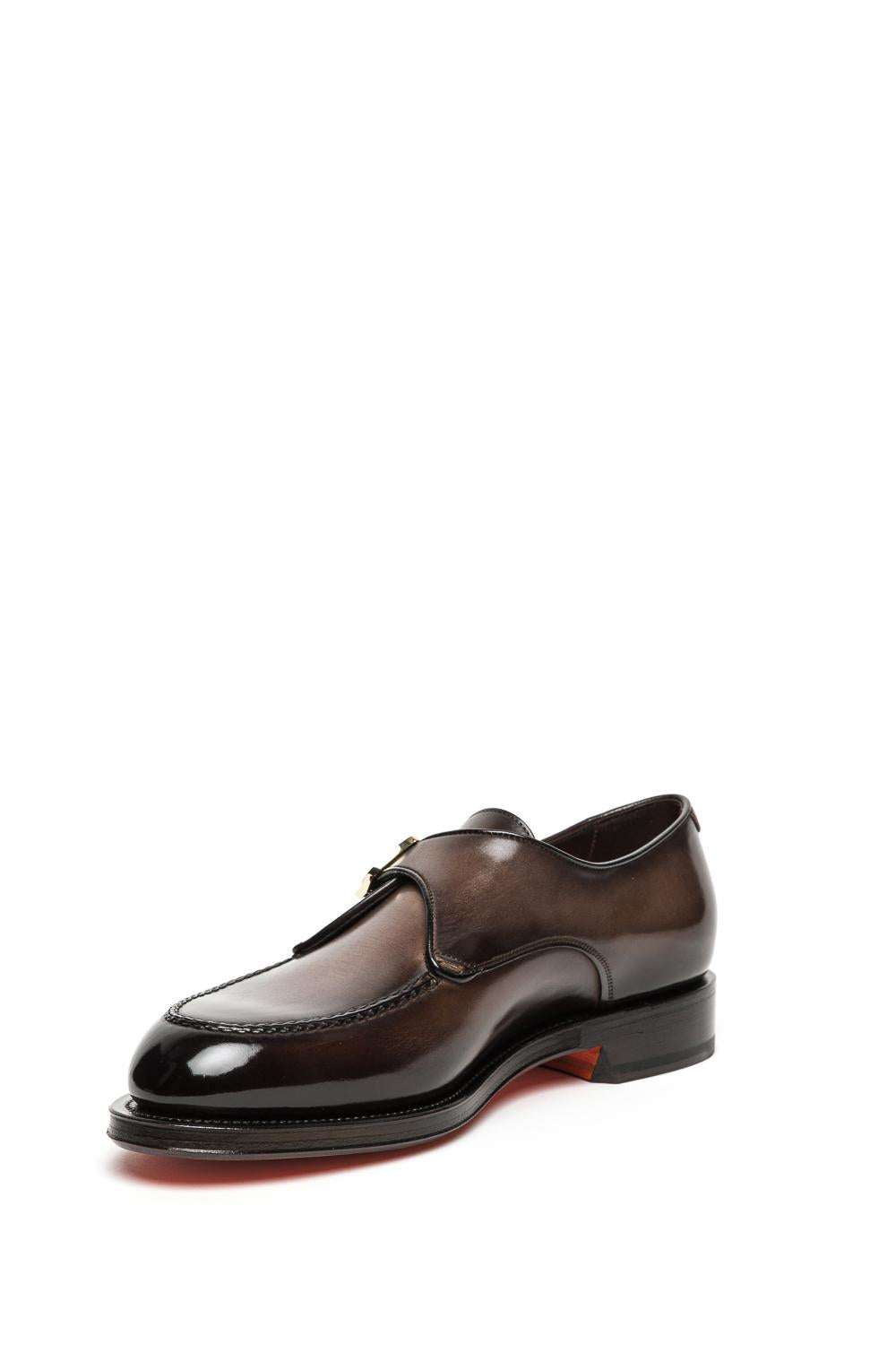 Santoni Scarpa mono fibbia in pelle lavorazione Goodyear MCC019118MD3HI0T E81 