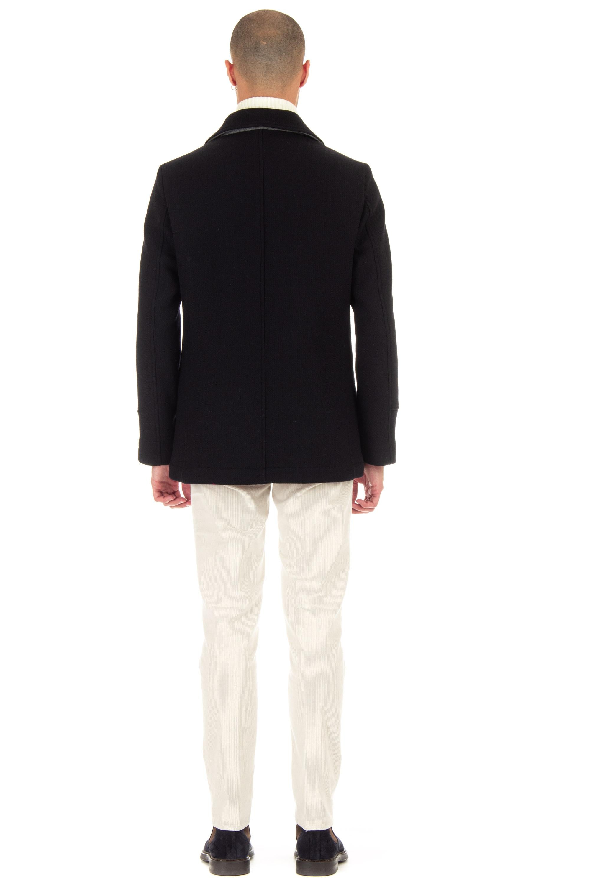Camplin Peacoat in lana con imbottitura air-warm PEACOAT ISLAND/2 BN S 