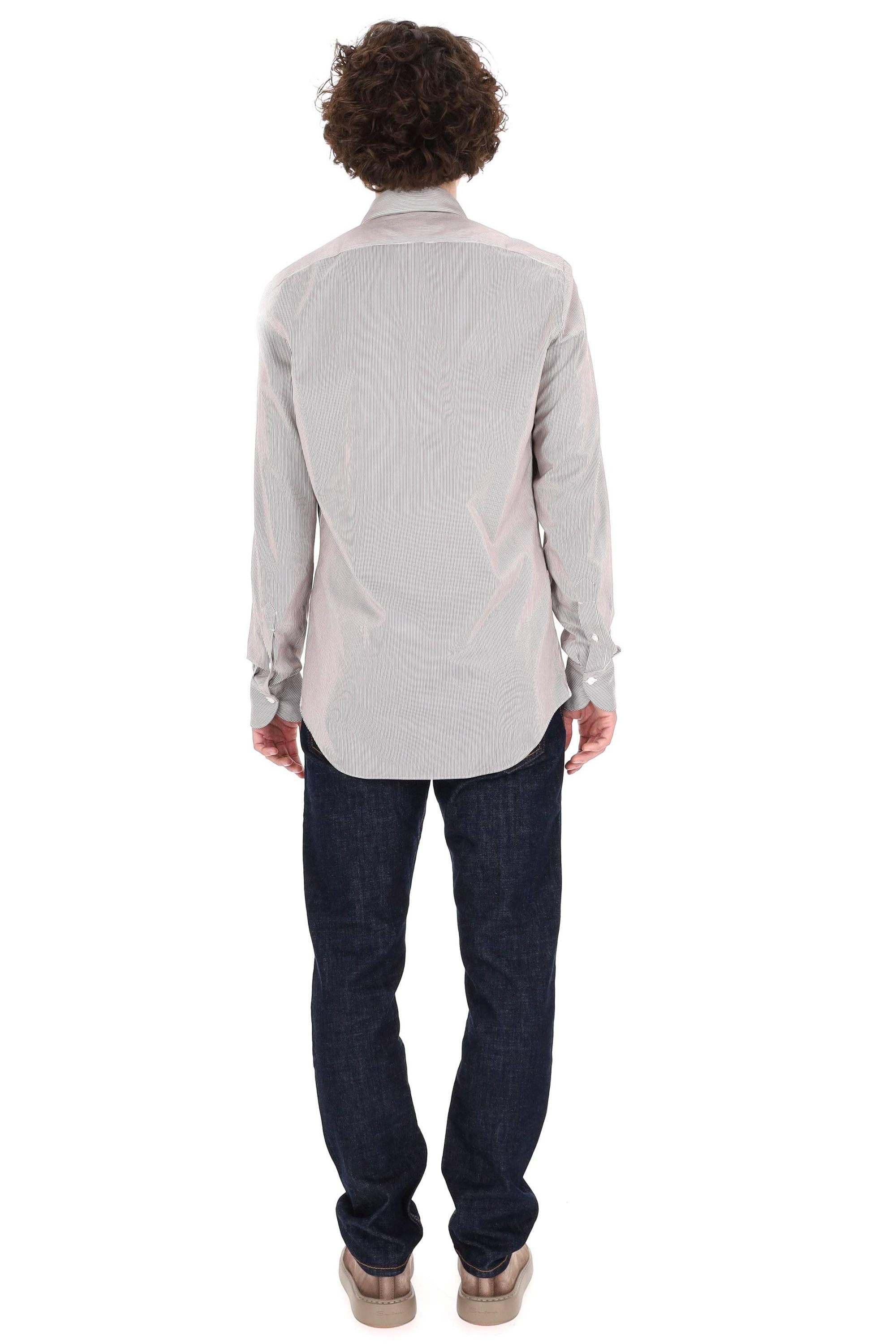 Finamore Camicia sartoriale bacchettata in twill 120's linea Milano ML58-460109-C0511E/2 04 