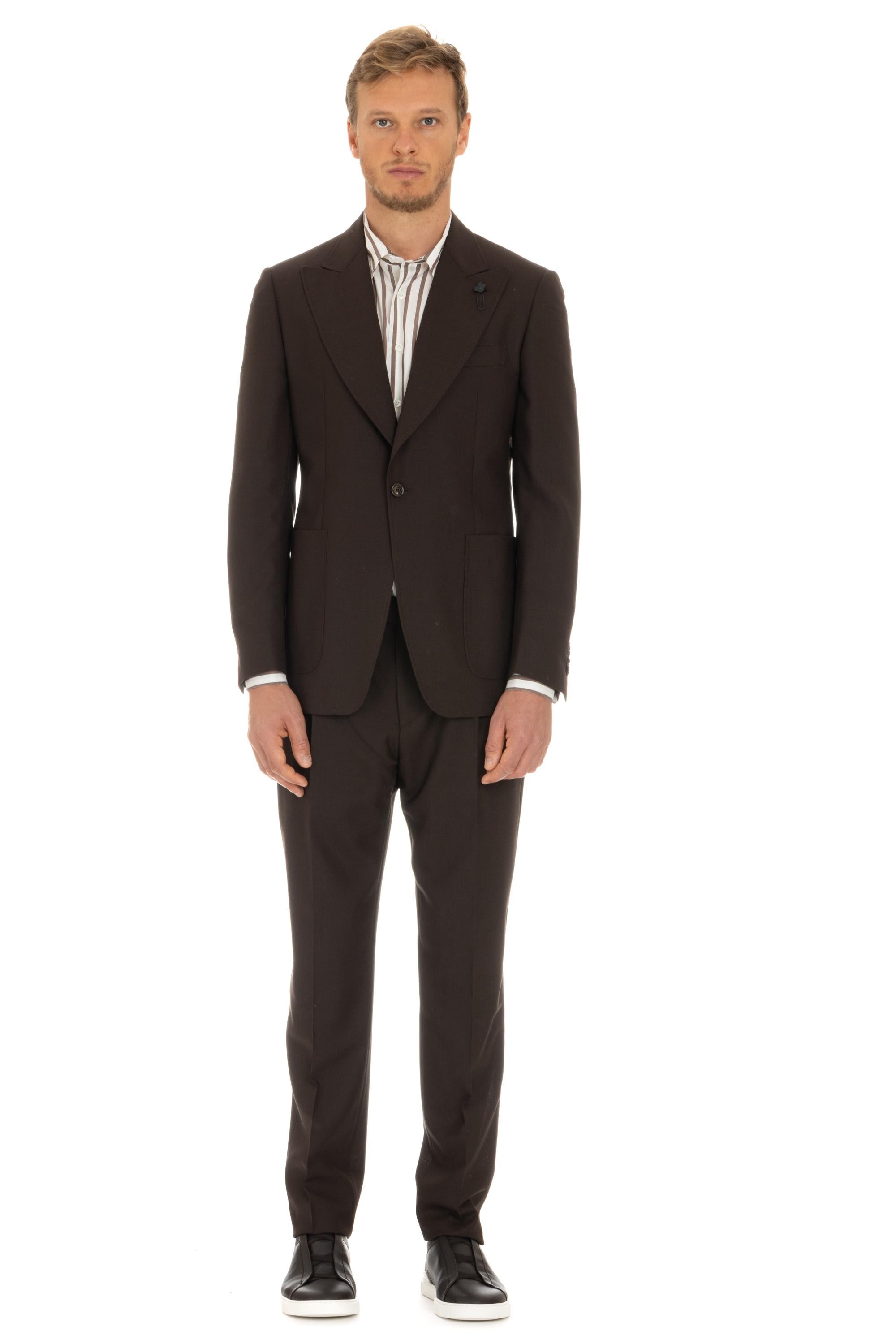 Giacca in lana revers lancia EQ6901E EQSK62408 450 Lardini 