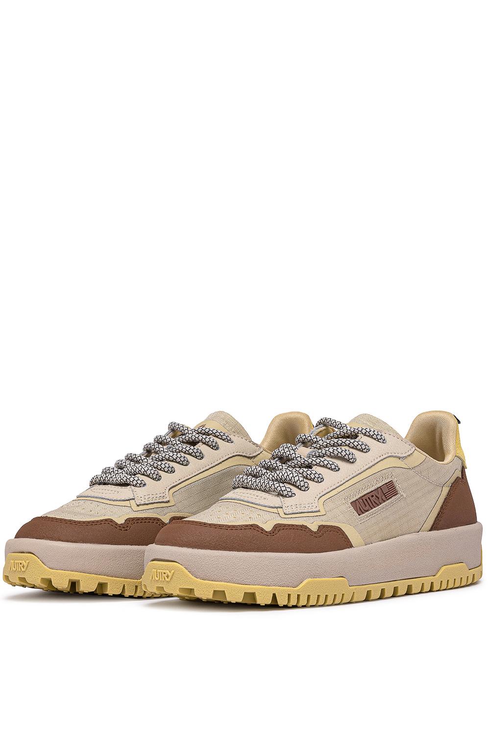 Sneaker donna in cordura e pelle modello WildPace LDLW RU09 FOG/THRU Autry 