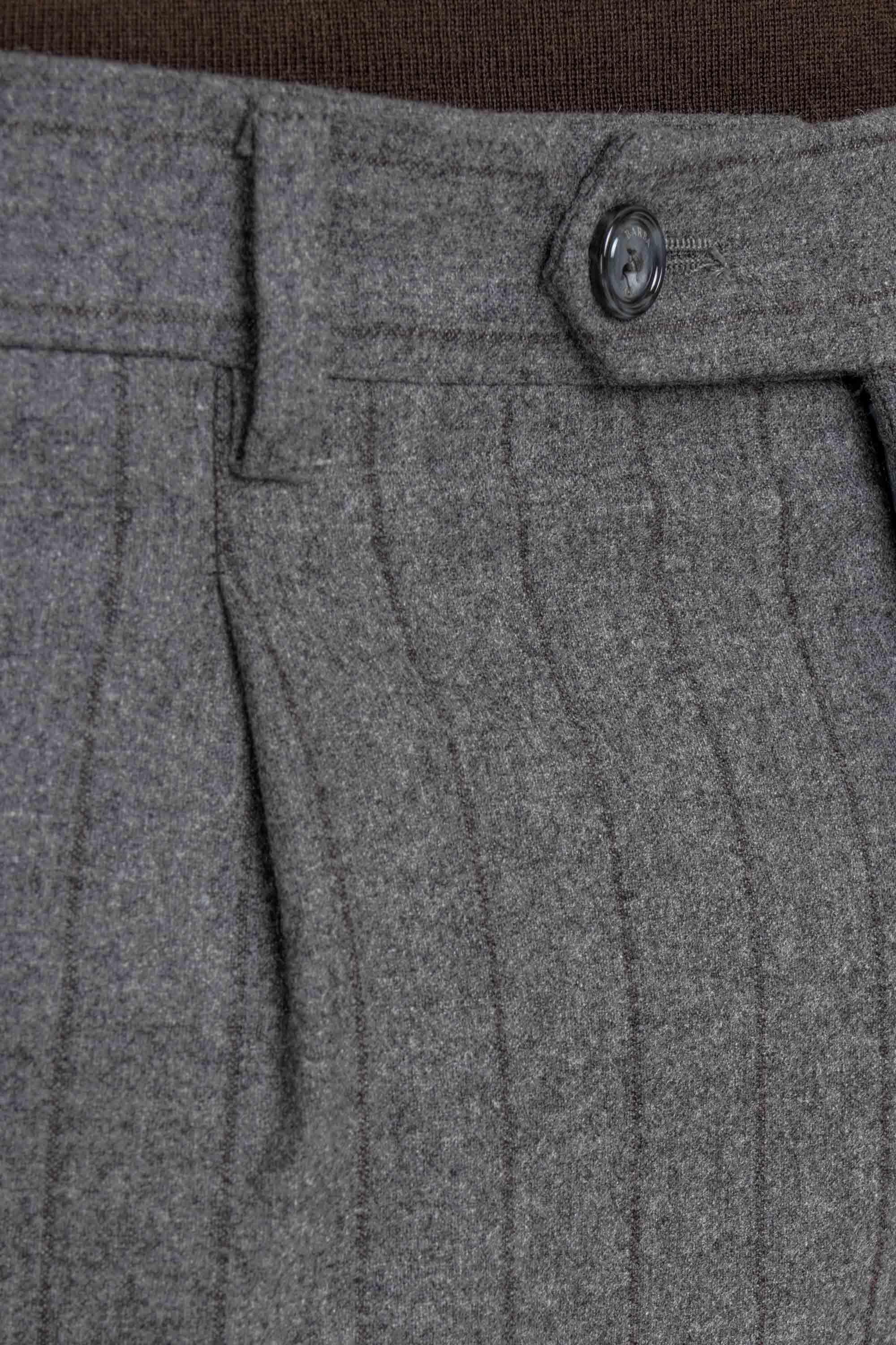 Barba Abito gessato in lana comfort S1 43010 0001 