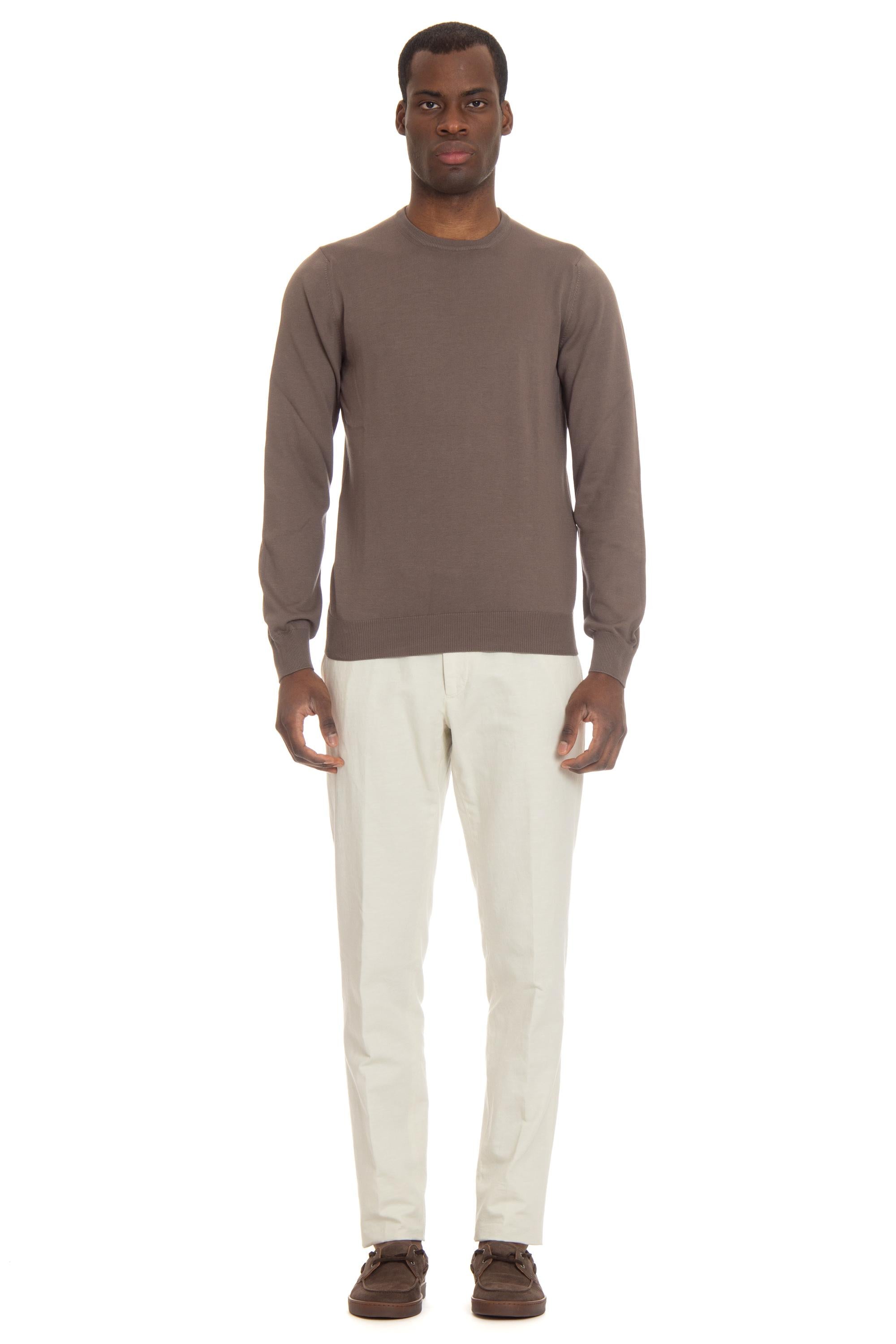 Maglia girocollo in cotone vintage 55167 18190 140 Gran Sasso 
