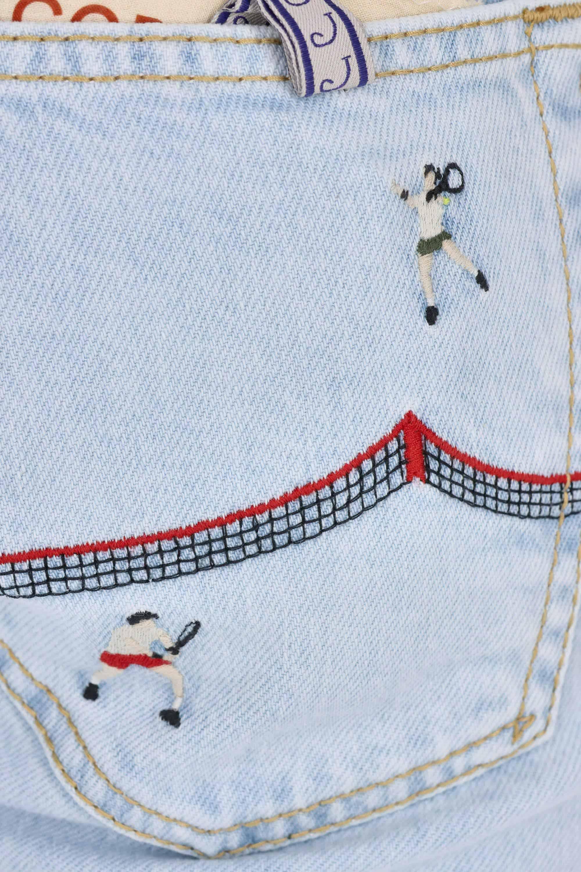 Jacob Cohen Jeans Special Edition "tennis" Nick fit QM004 032 S4252 V2 300D 