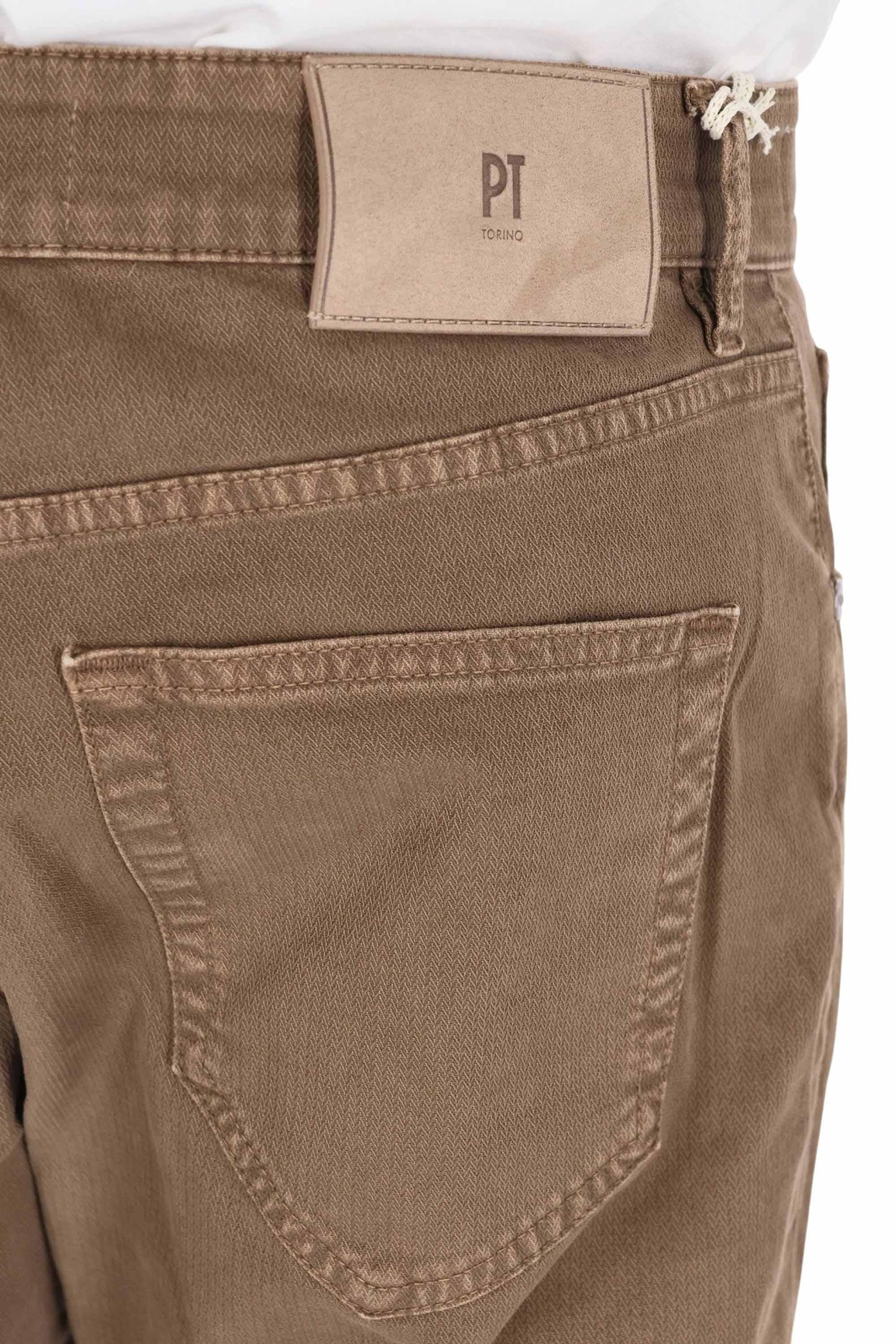 PT Denim 5 tasche color fantasia resca in cotone comfort C5TP05B0 PU39T0 Y156 