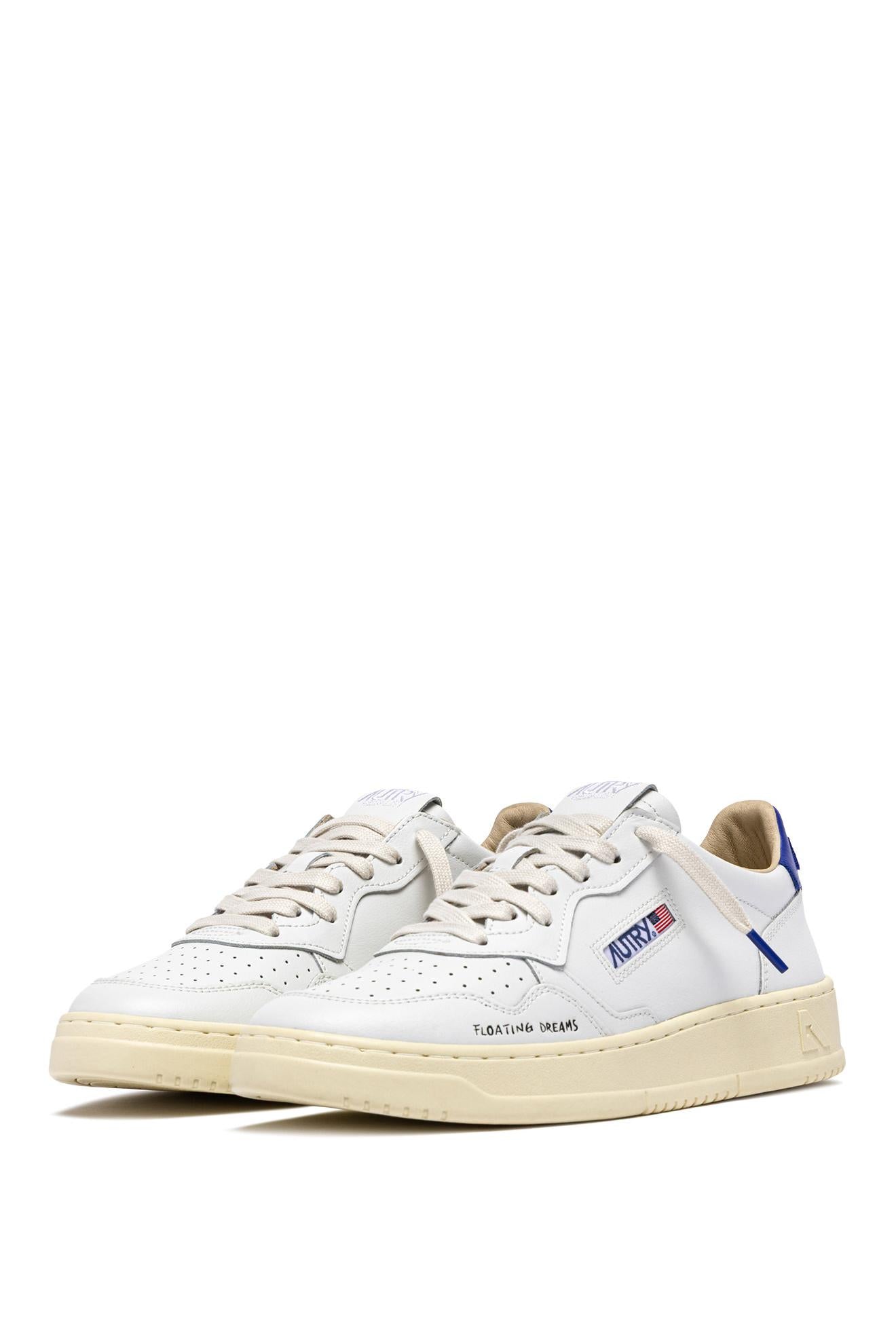 Autry Sneaker Medalist Floating Dreams talloncino blu royal AULM DL01 WHT/BEABL 