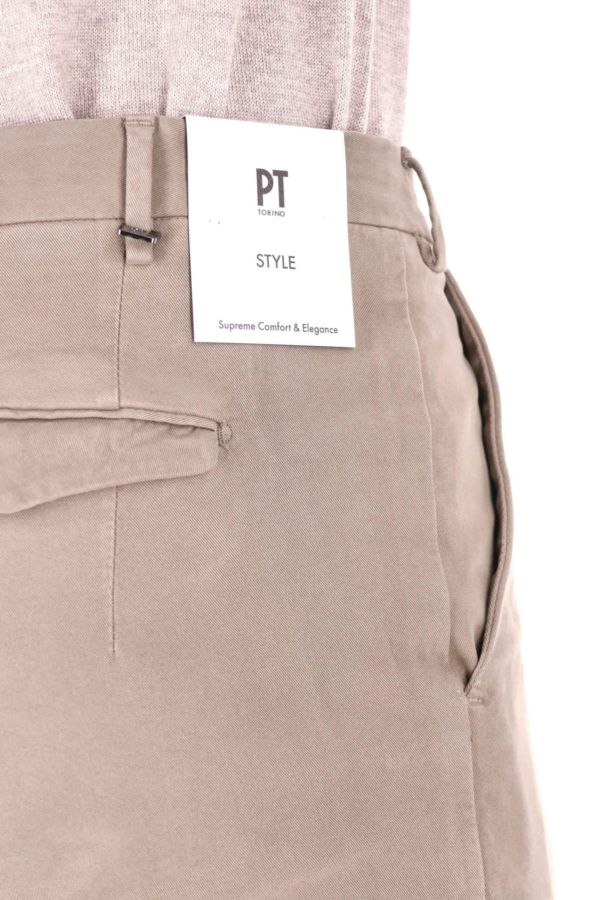 PT Torino Pantalone in gabardina di modal e cotone Master fit ATMAZ00CL1 NU46. Y121 