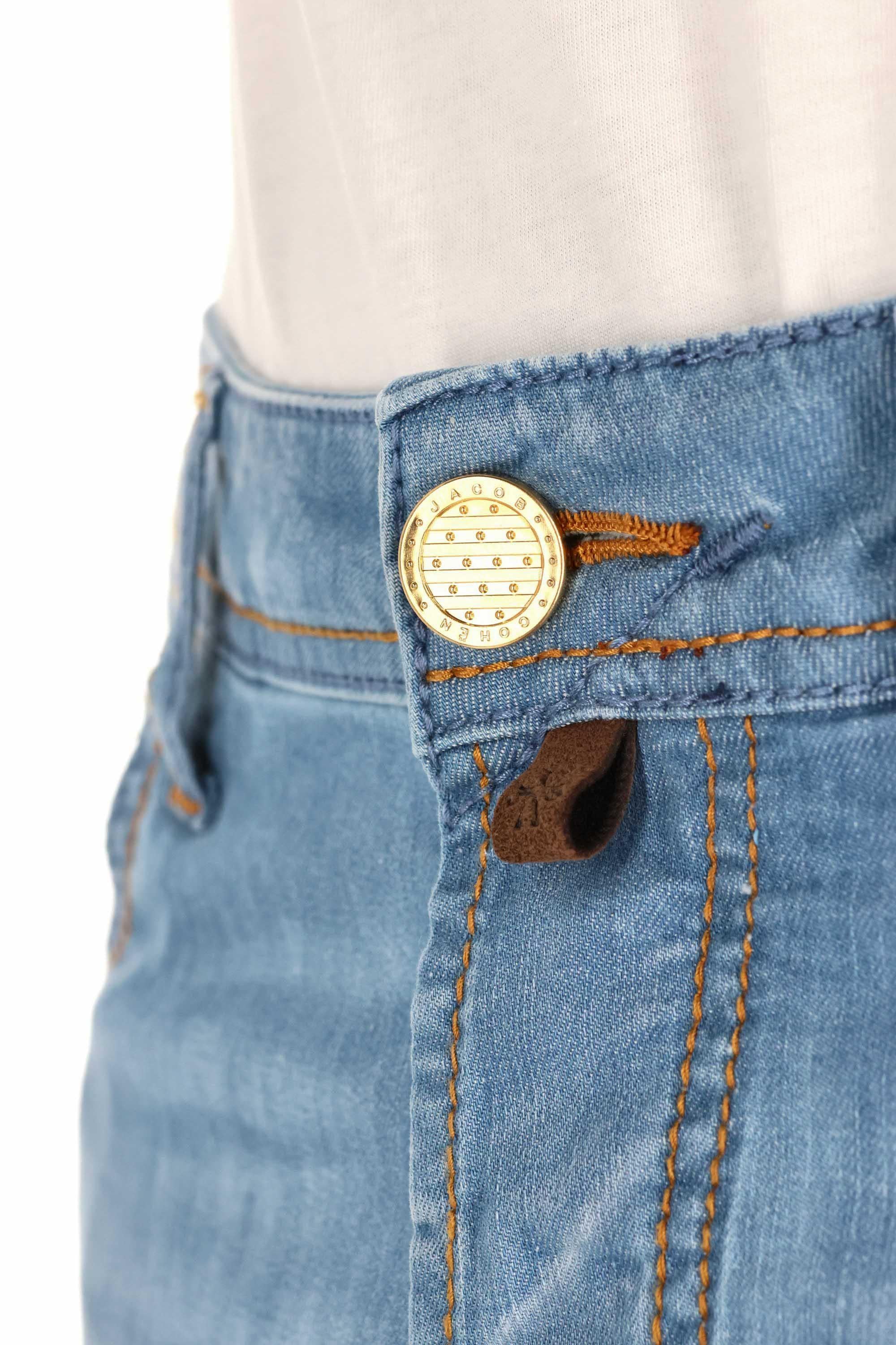 Jacob Cohen Jeans etichetta pelle Bard fit QM006 T03 S4258 300D 