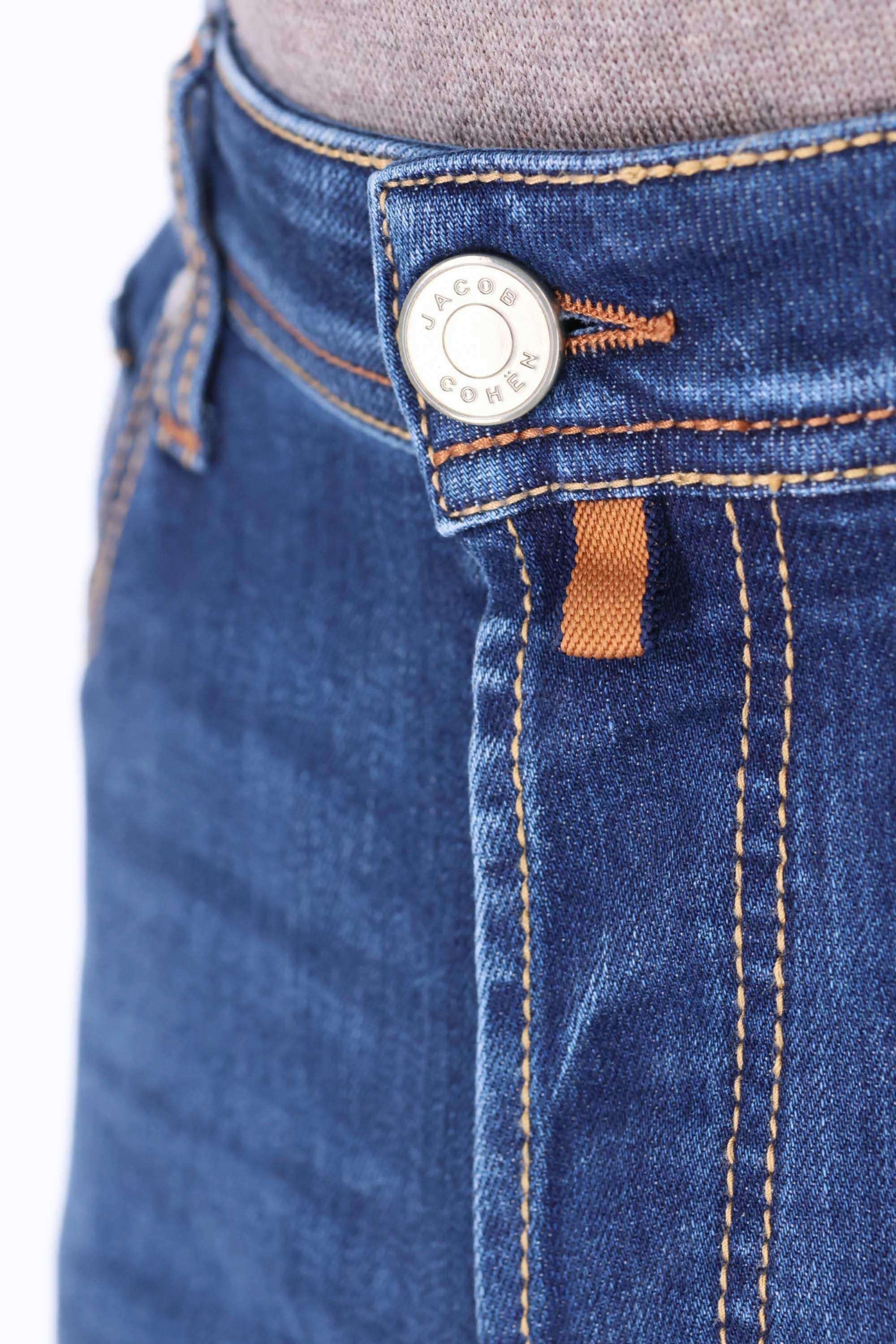 Jacob Cohen Jeans in cotone comfort etichetta cavallino cognac Bard fit JUX_QX004 001 S3623/2 BARD 200D 