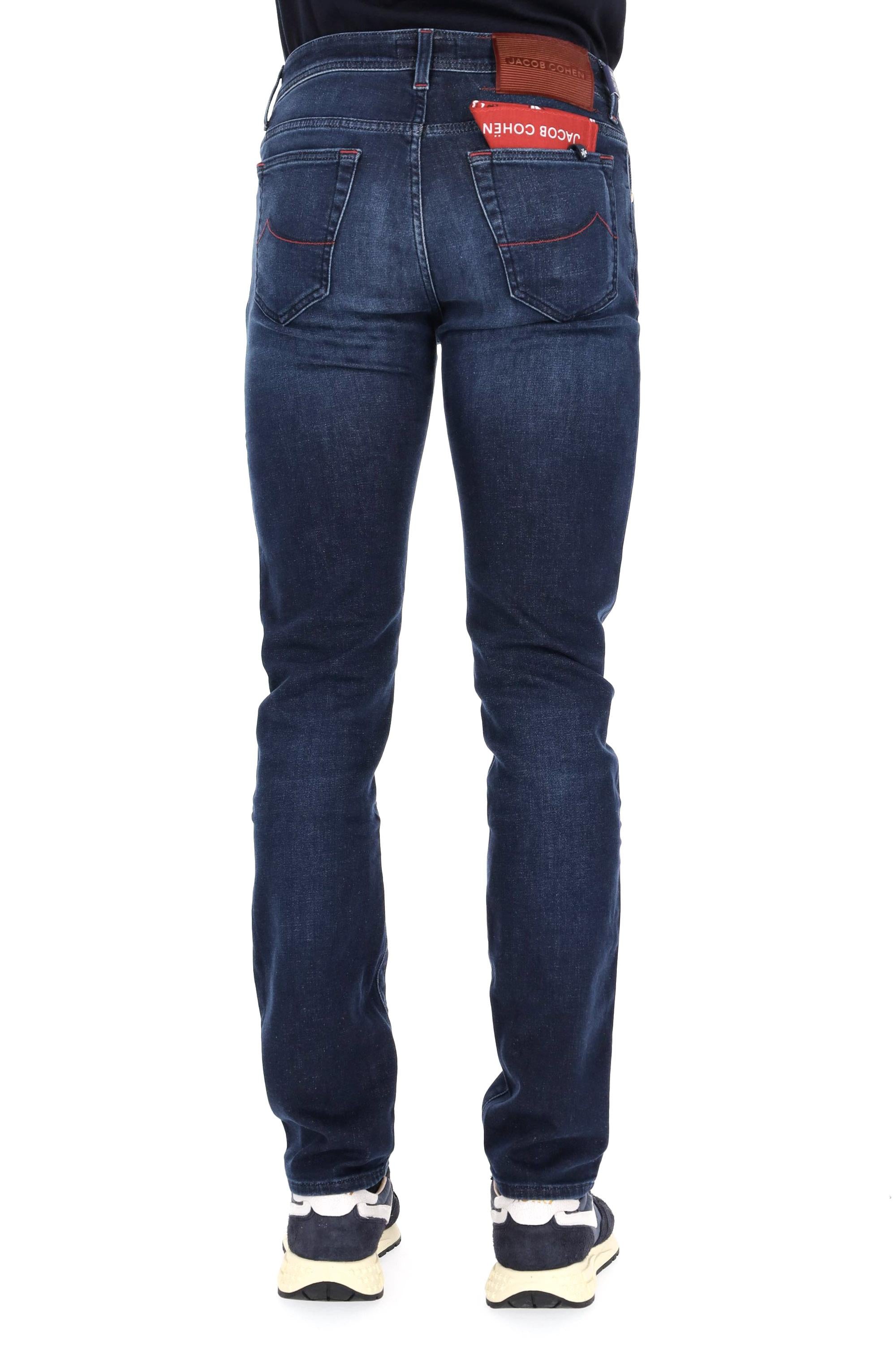 Jacob Cohen Jeans denim in cotone comfort etichetta rossa Bard fit JUM_QE004-057-P3588 100D 