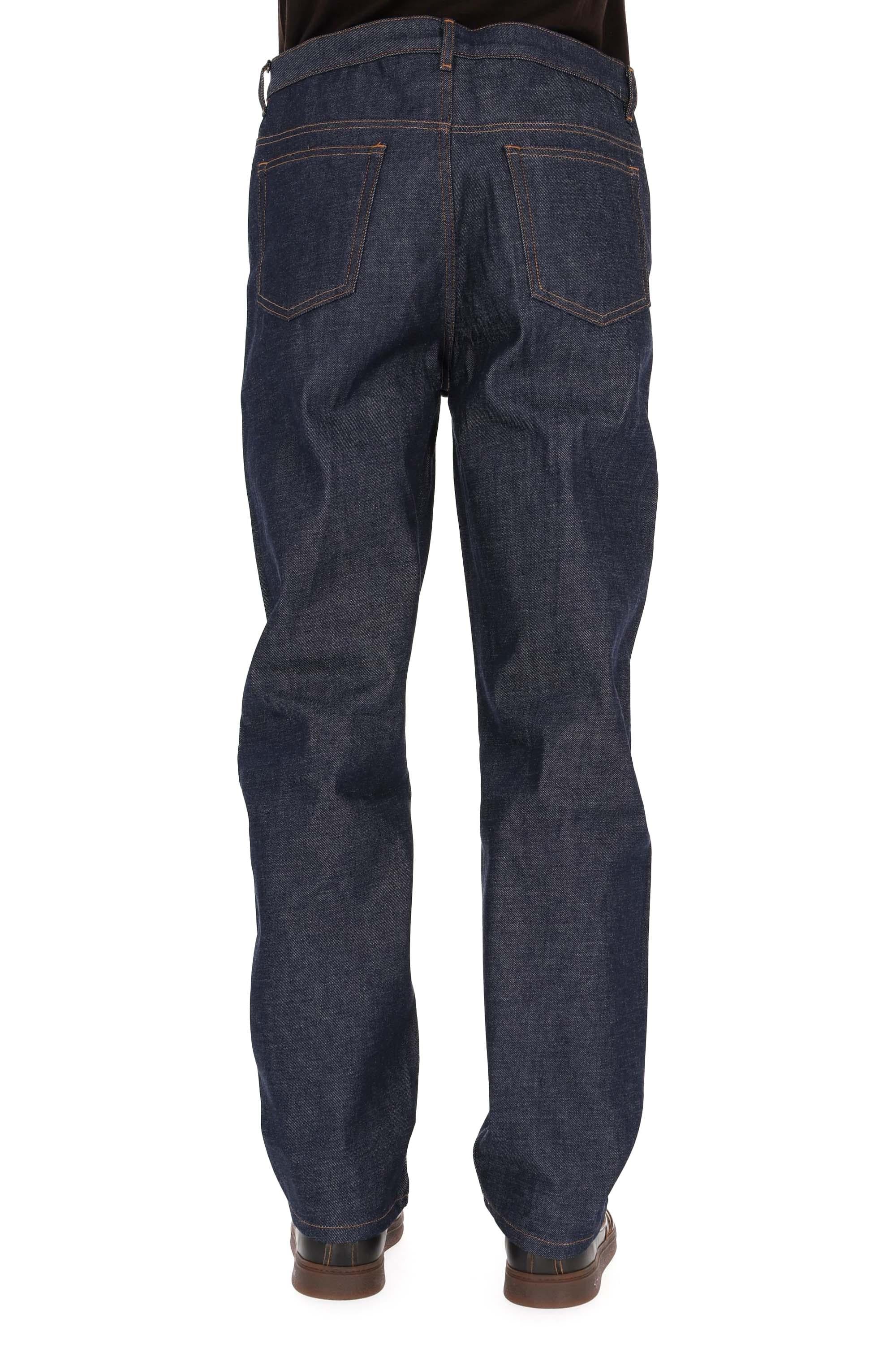 A.P.C. Jeans denim in puro cotone straight fit CODBS-M09156 IAI-INDIGO 