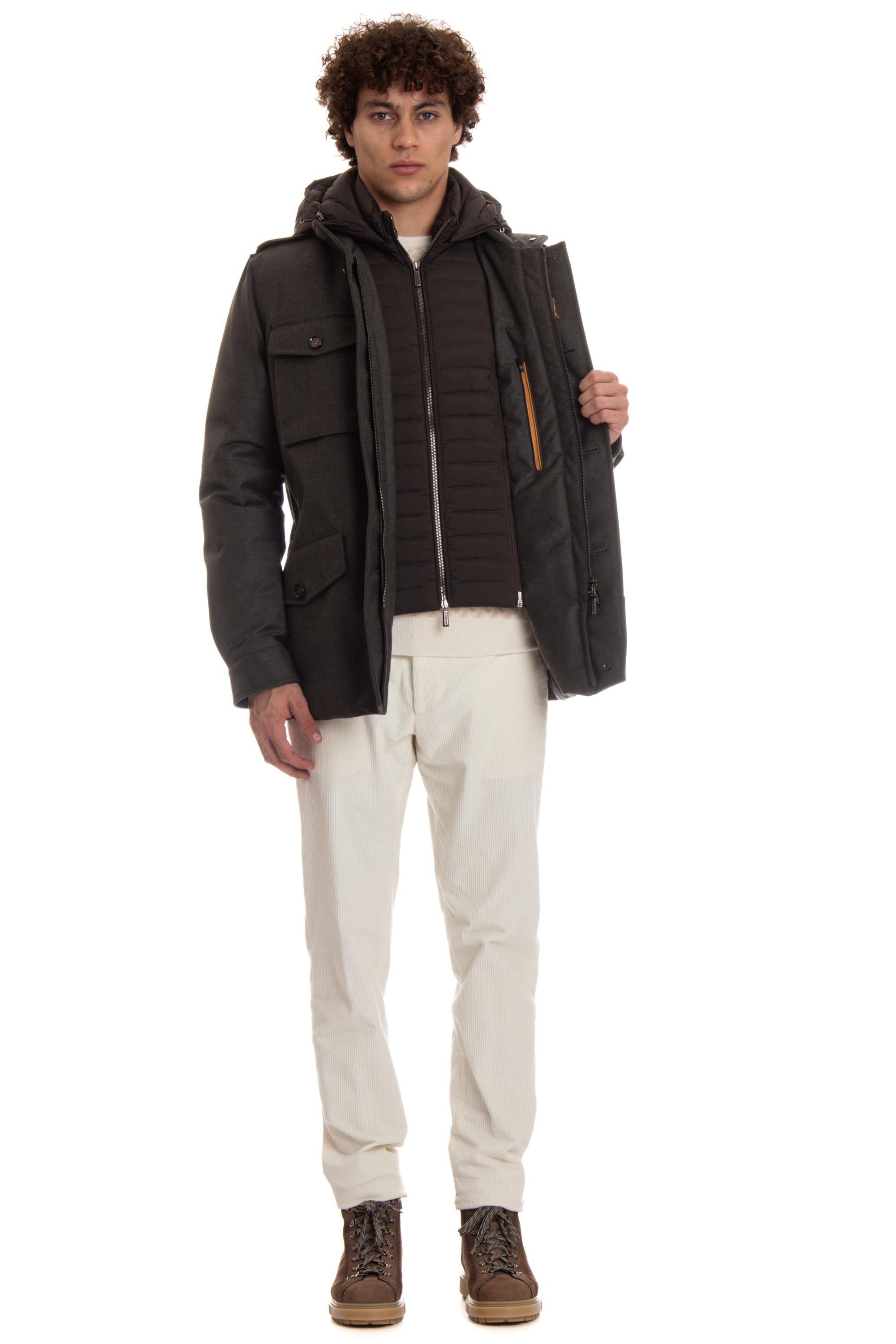 Moorer Sahariana in lana anti acqua modello Isac-LL ISAC-LL FOREST 