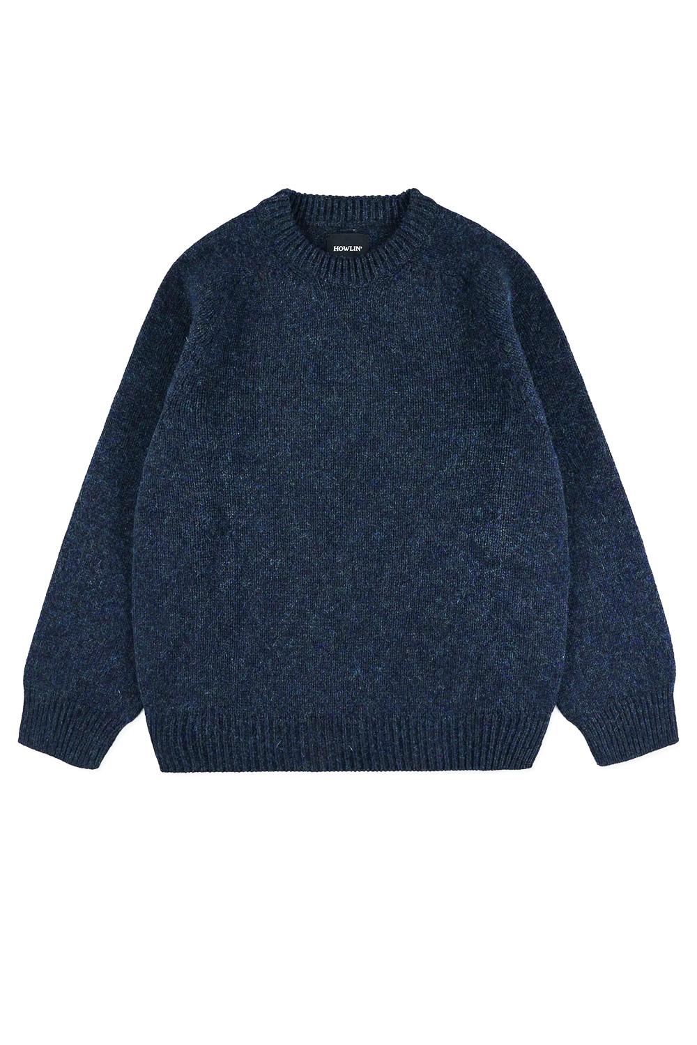 Howlin' Maglia girocollo in lana shetland boxy fit BOXY SPACE KNIT STORM 