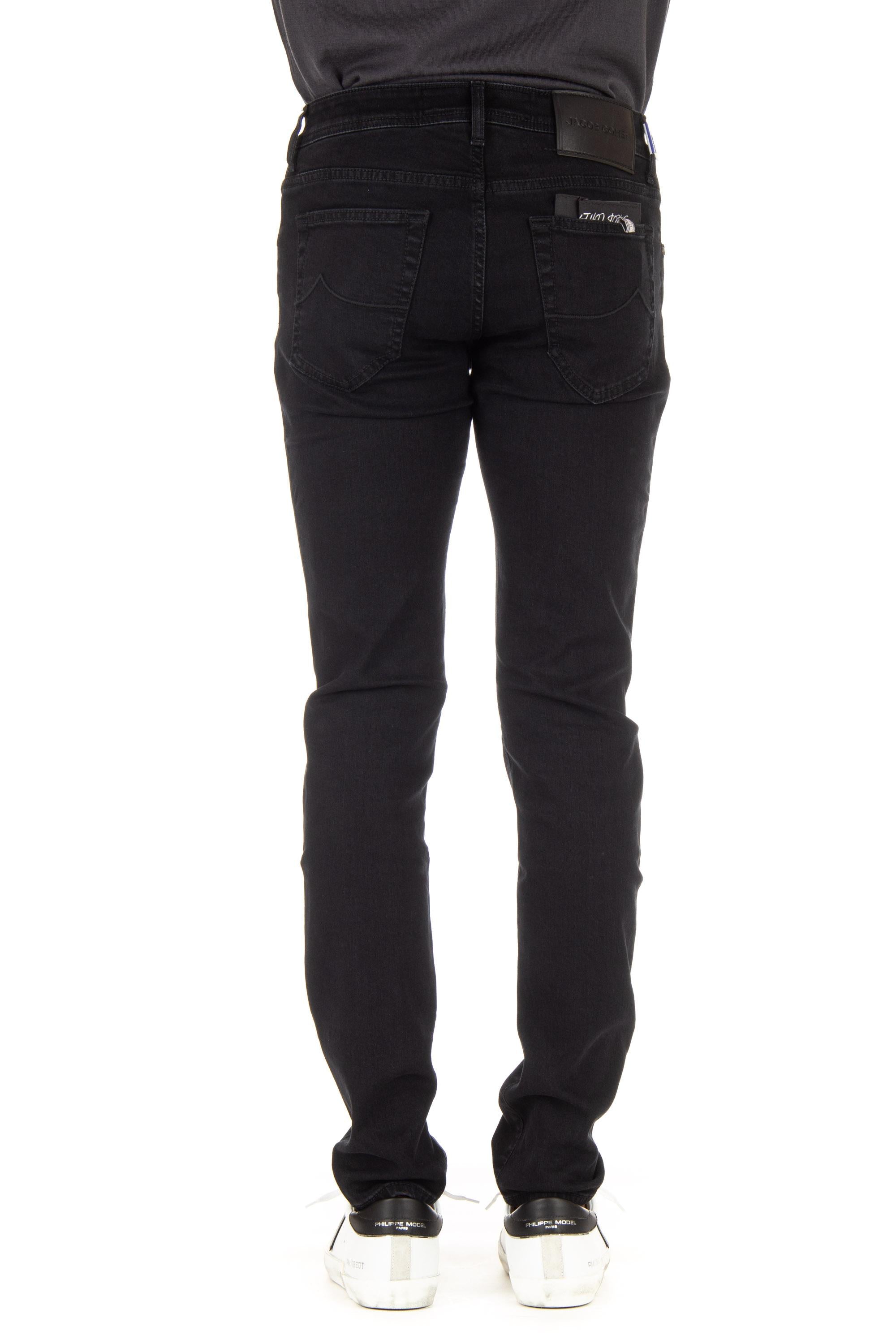 Jeans etichetta nera in pelle Nick slim fit E07 30S 3622 NICKSLIM 543D Jacob Cohen 
