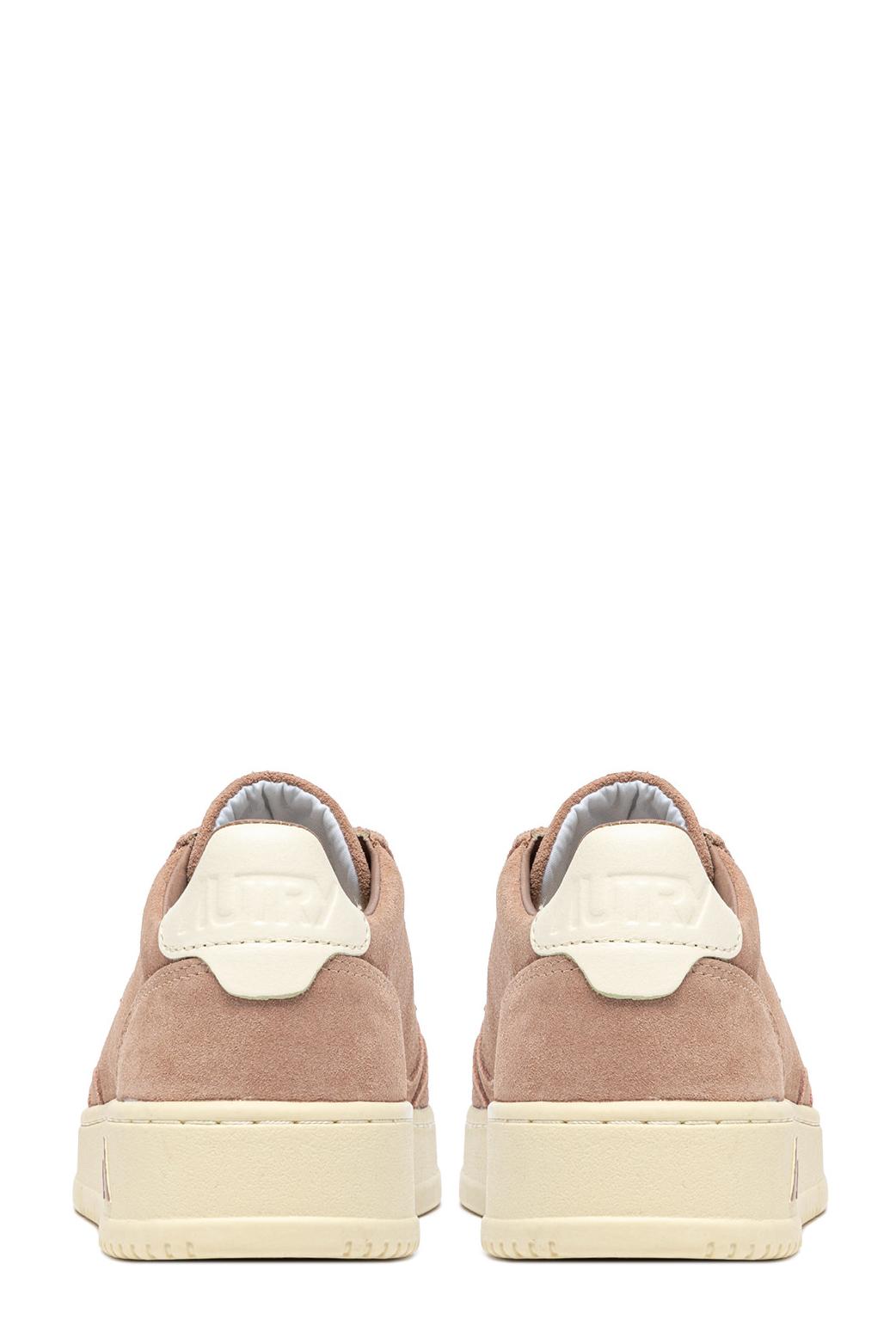 Autry Sneaker donna Medalist in camoscio talloncino bianco AULW UH12 ROSECAN/WHT 
