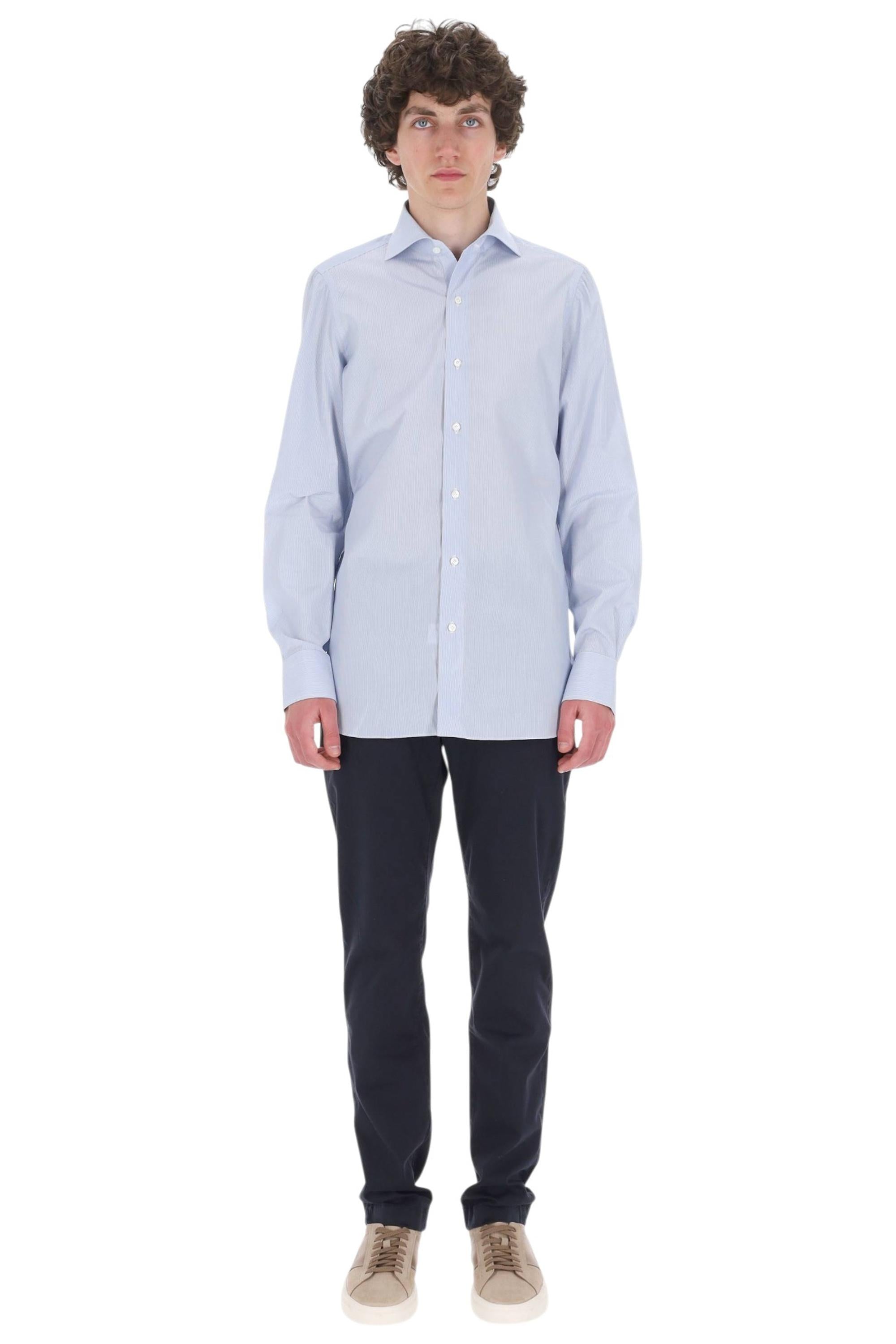 Finamore Camicia sartoriale rigata titolo 170/2 170/2N 141010 C0164Z 01 