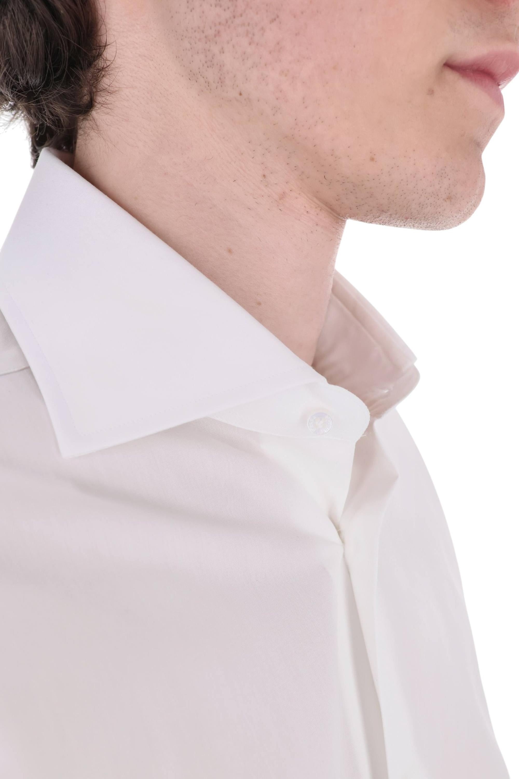 Barba Camicia in cotone anti stropicciamento etichetta Journey I1U13P0154210.U 0001 