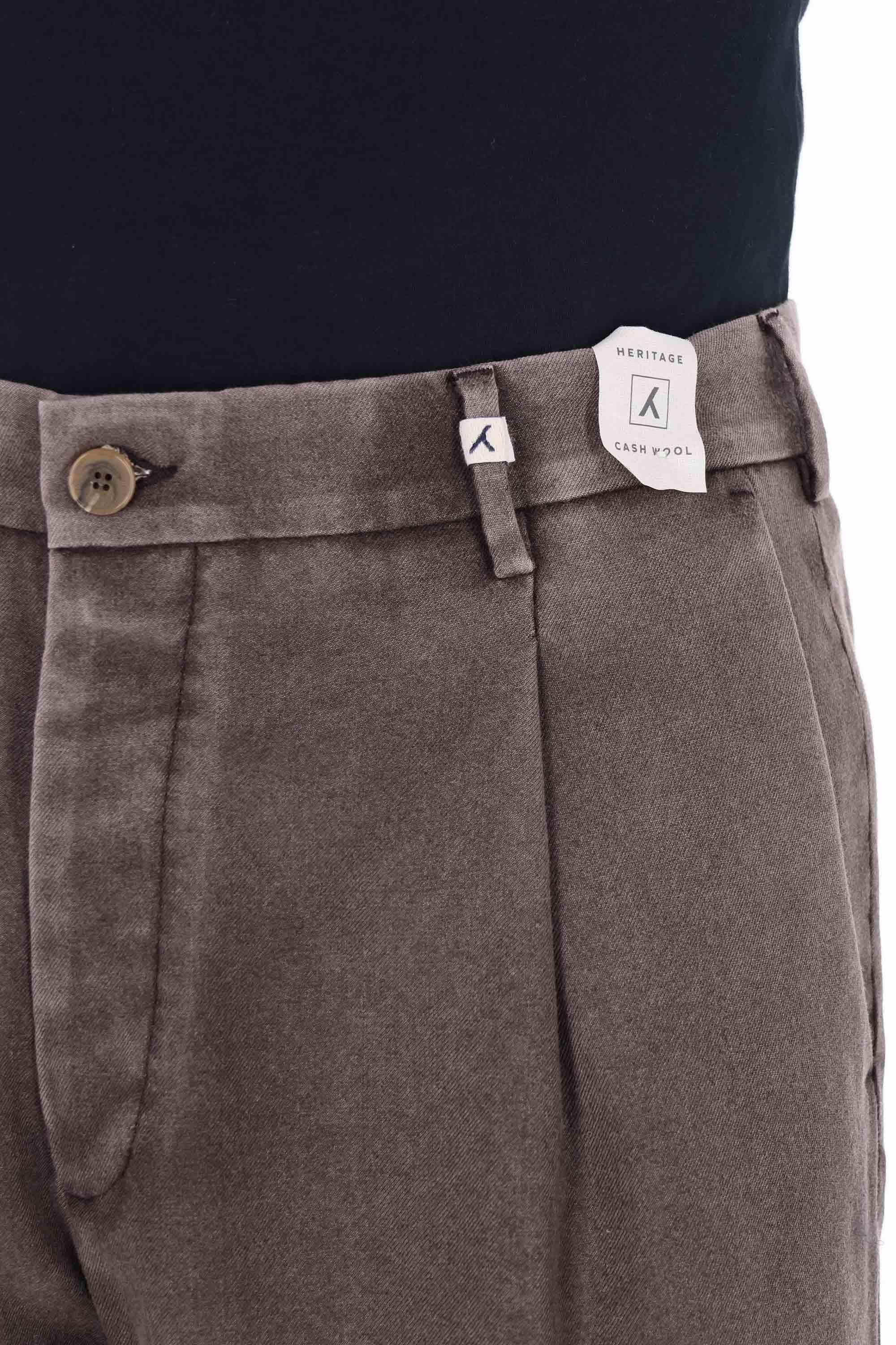 Myths Pantalone in lana vergine delavé mod. Ade-P over fit 25WM23L 102/2 81 