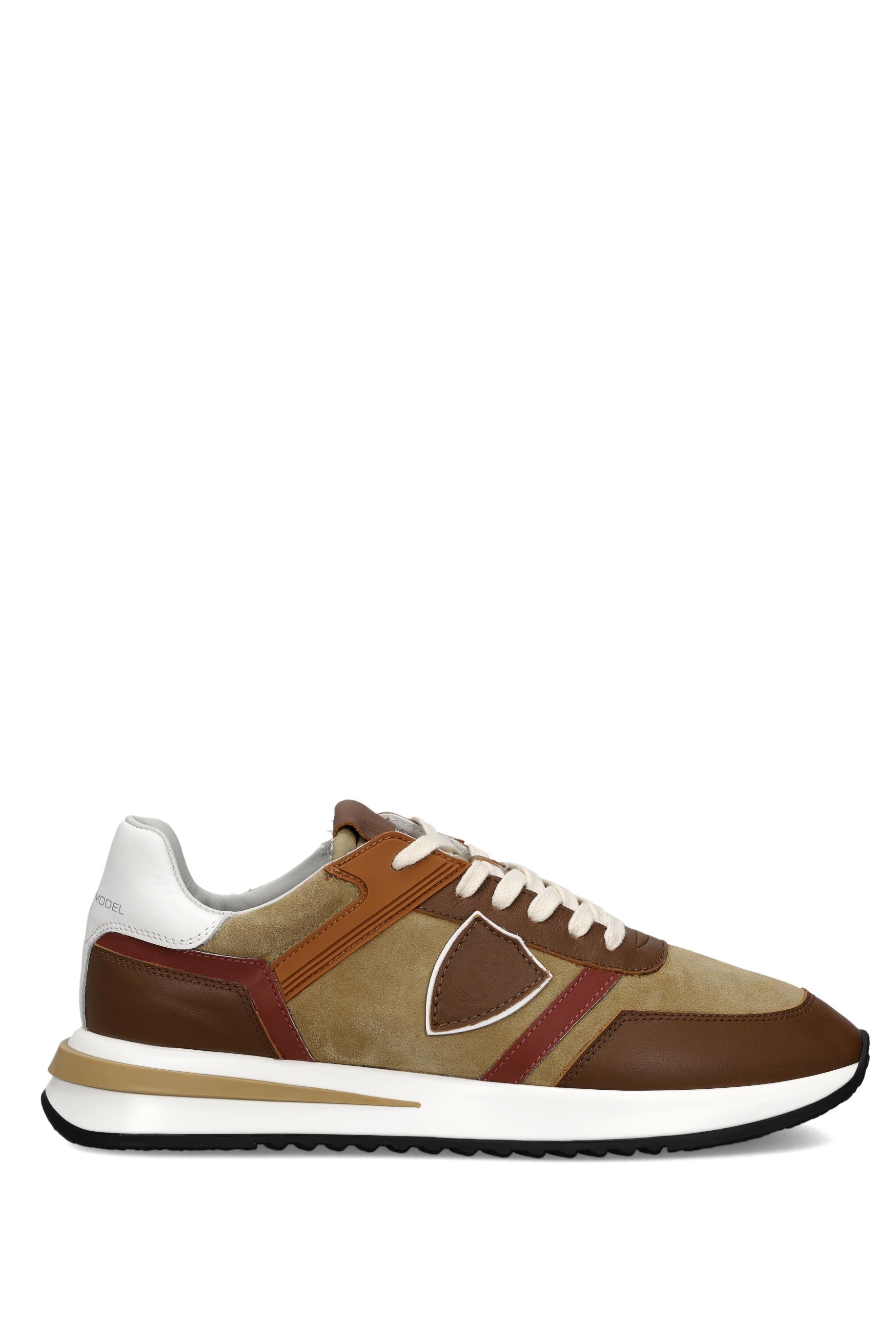 Sneaker in camoscio e pelle modello Tropez 2.1 TYLU TROPEZ/5 WX11 Philippe Model 