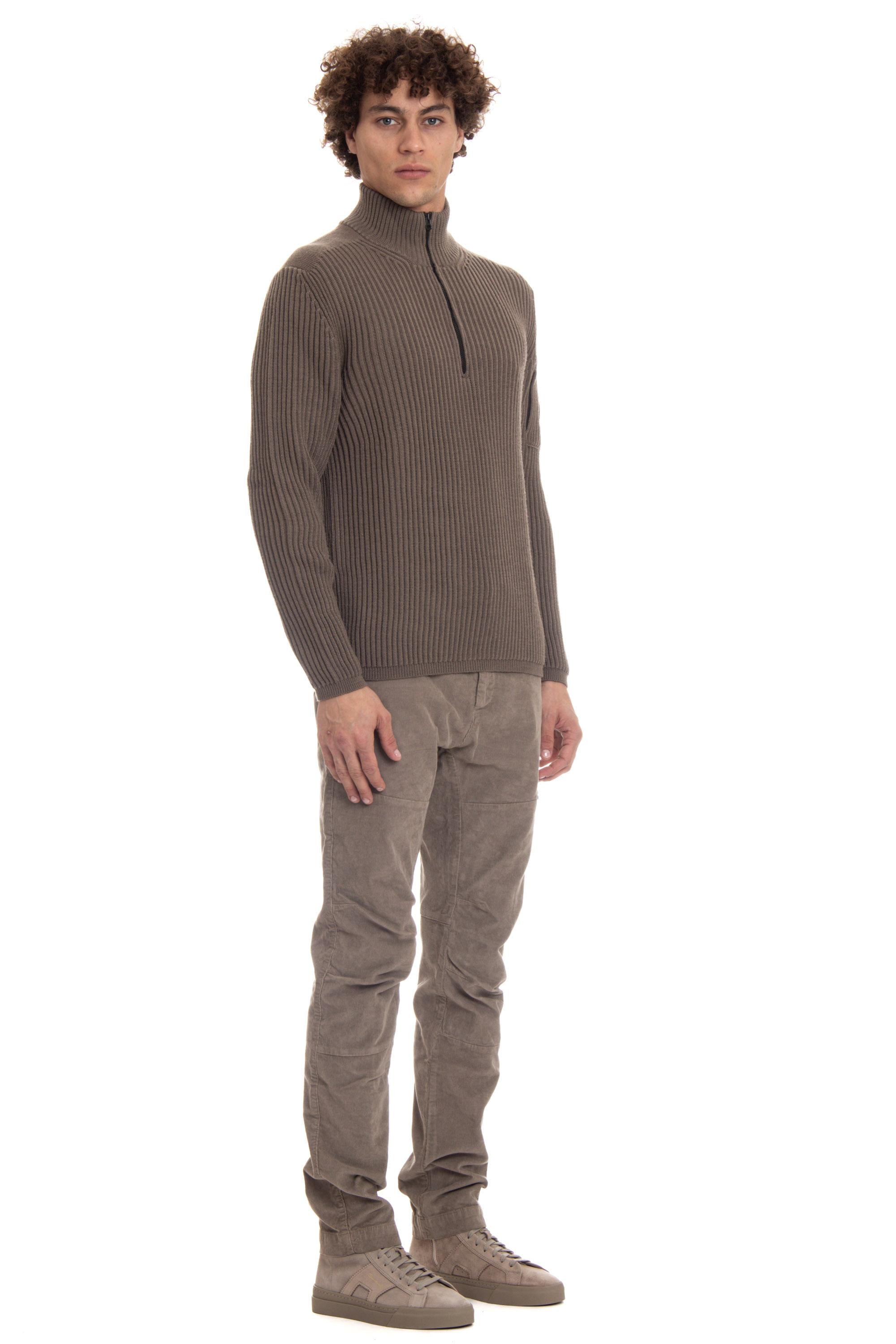 CP Company Maglia mezza zip in lana costa inglese CMKN255A 006595A 359 