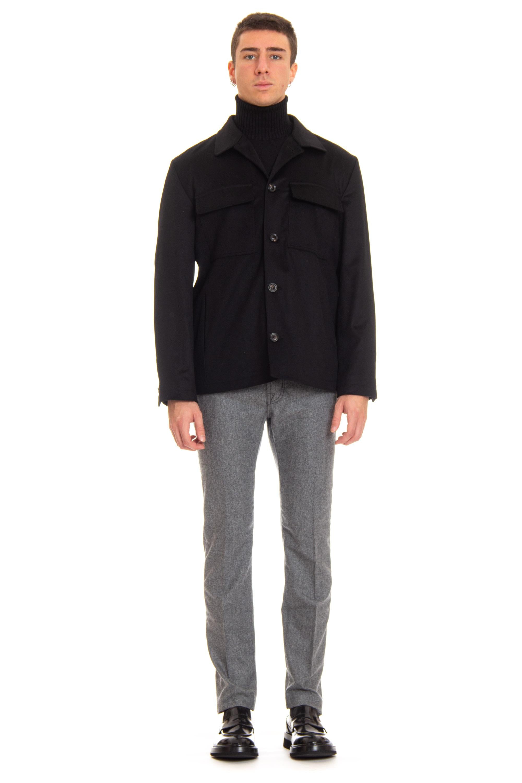 Lardini Overshirt in lana/cashmere ITUGO3 ITSK61547 999 