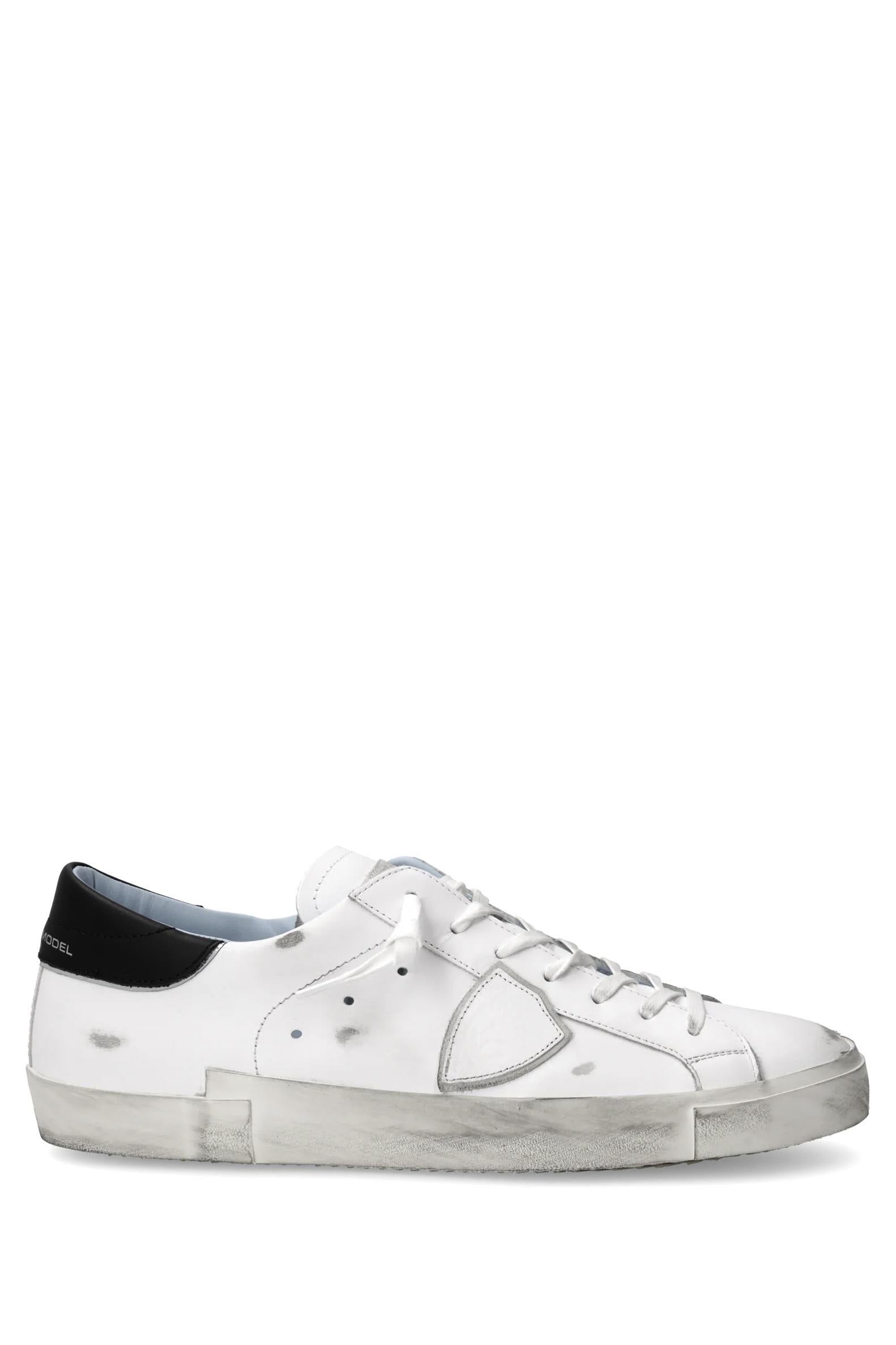 Philippe Model Sneaker Paris in pelle talloncino nero PRLU.PRSX/3 V022 