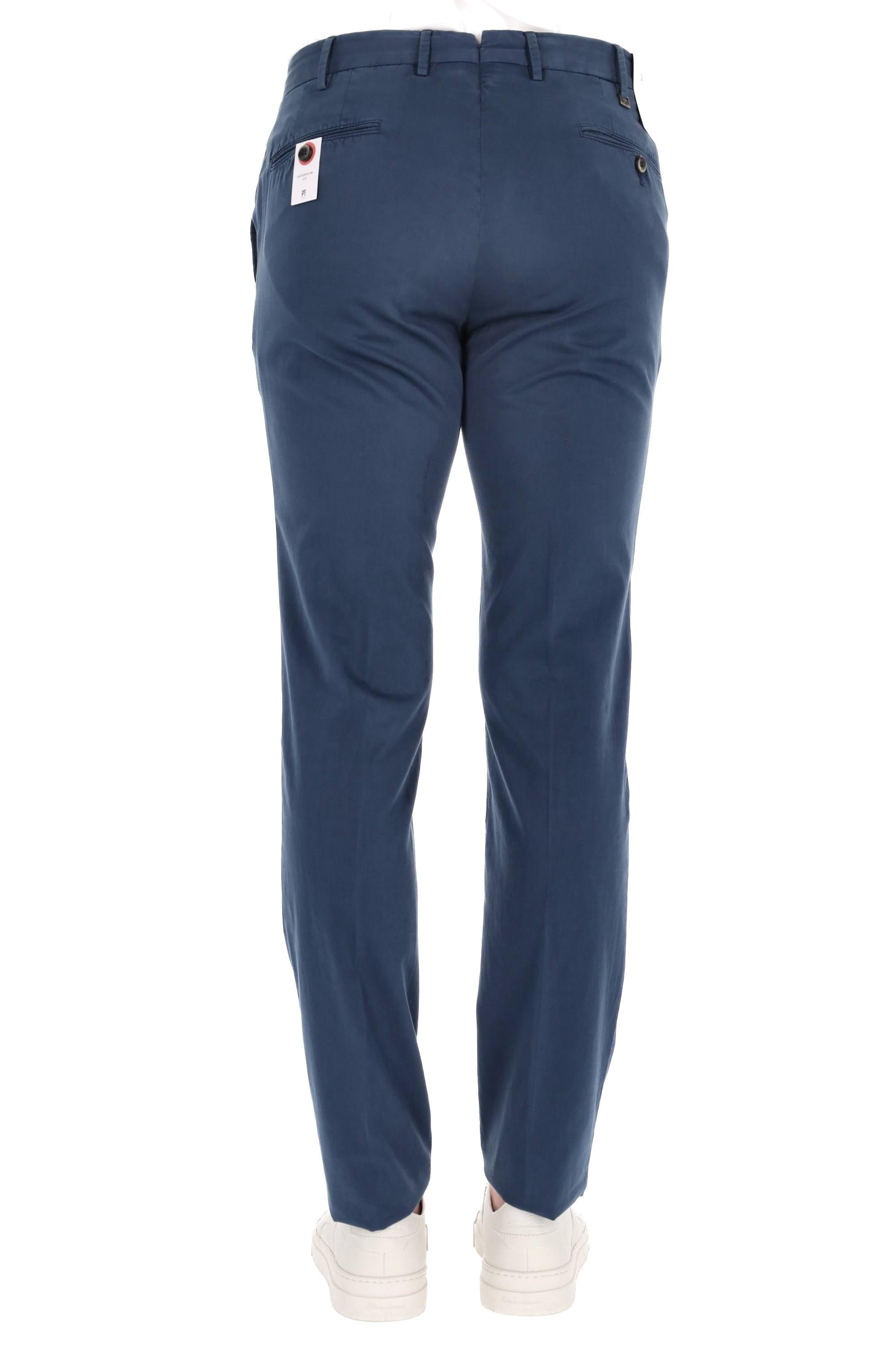 Pantalone in cotone-seta super slim fit DT01Z00CL1 BB4/2 Y383 PT Torino 