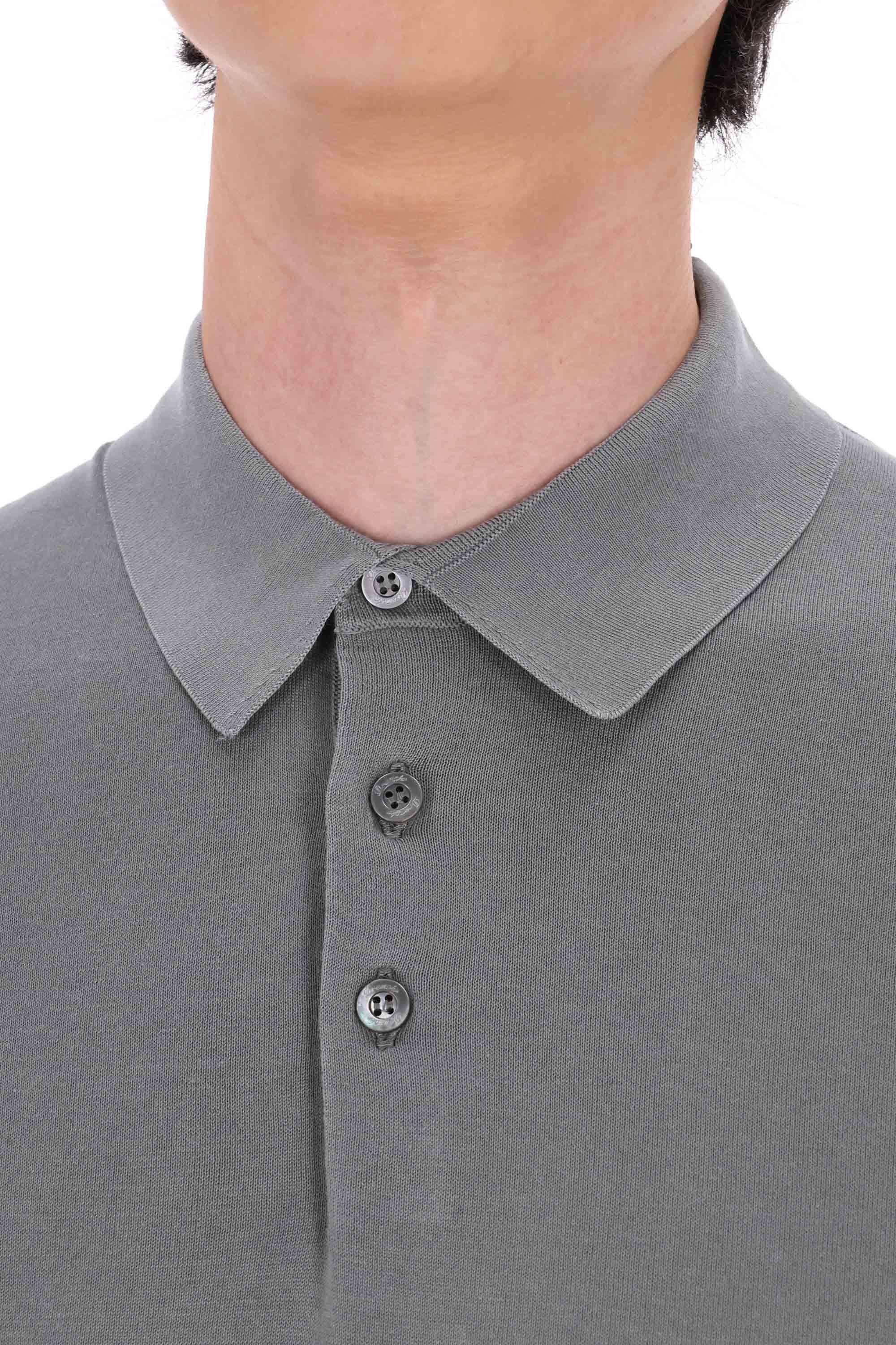 Polo in cotone frosted D0GF202N-4 669 Drumohr 