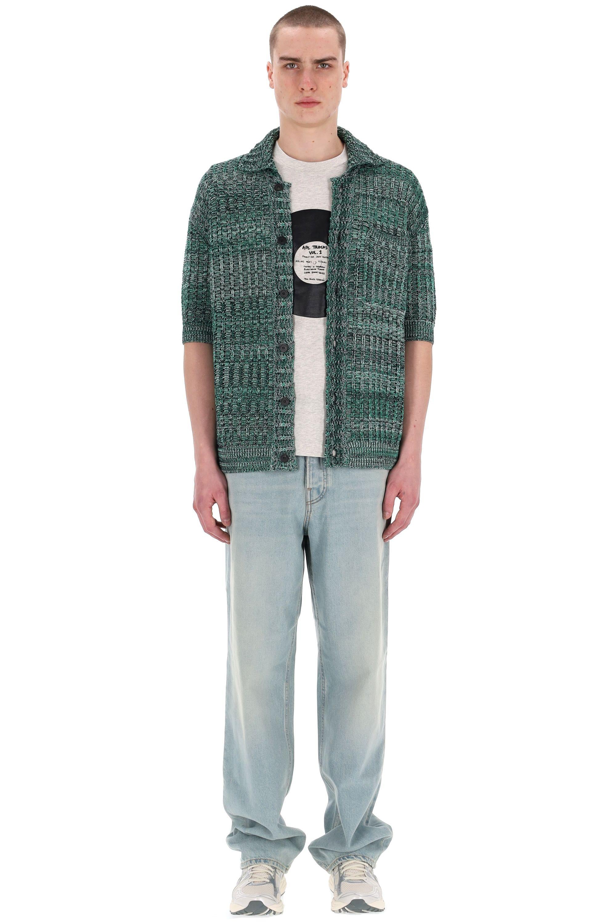 Cardigan mezza manica in cotone moulinè RB27125 RB2728 Roberto Collina 