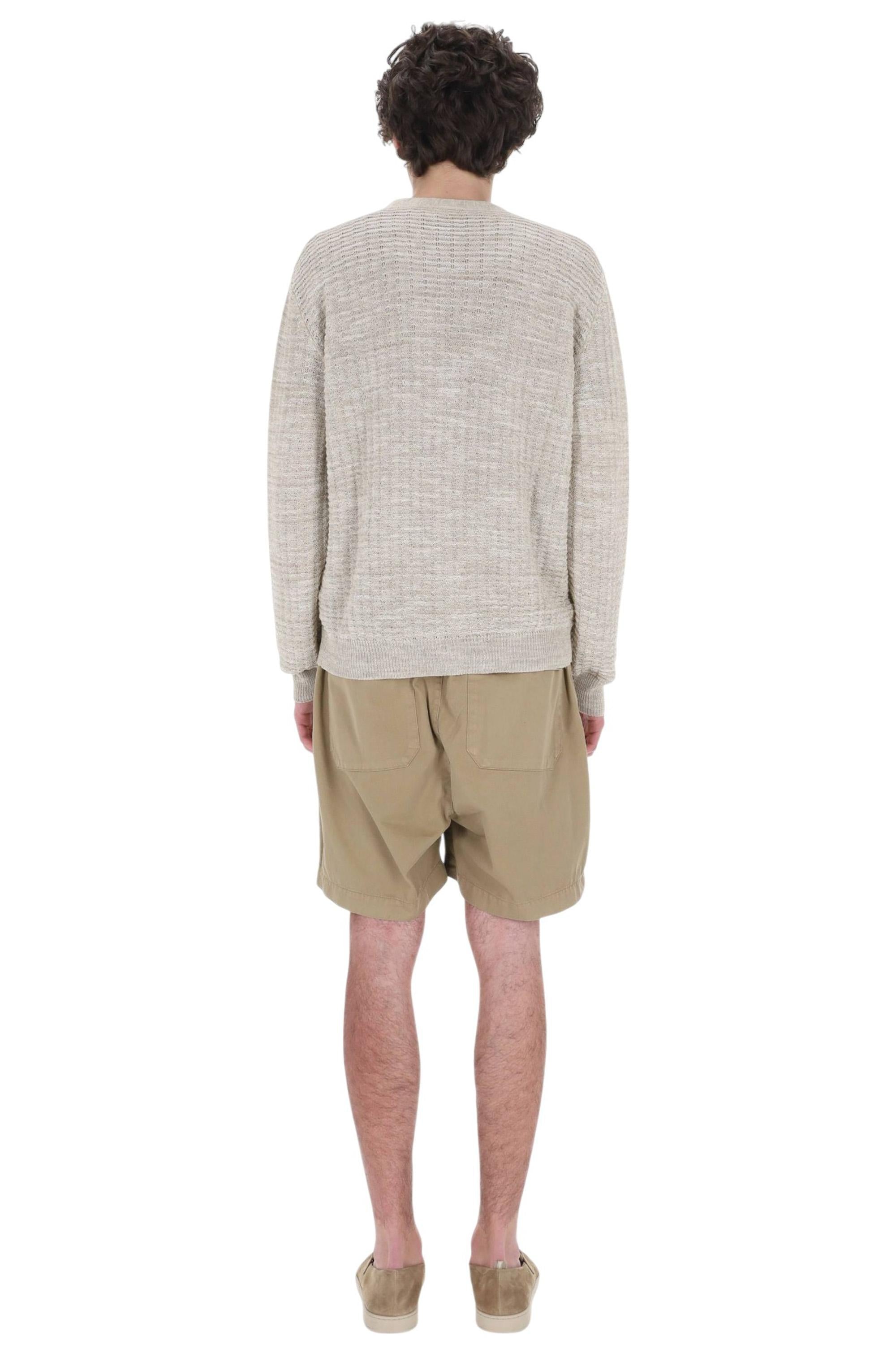 Roberto Collina Cardigan tramato in cotone-lino MYA28110 23 