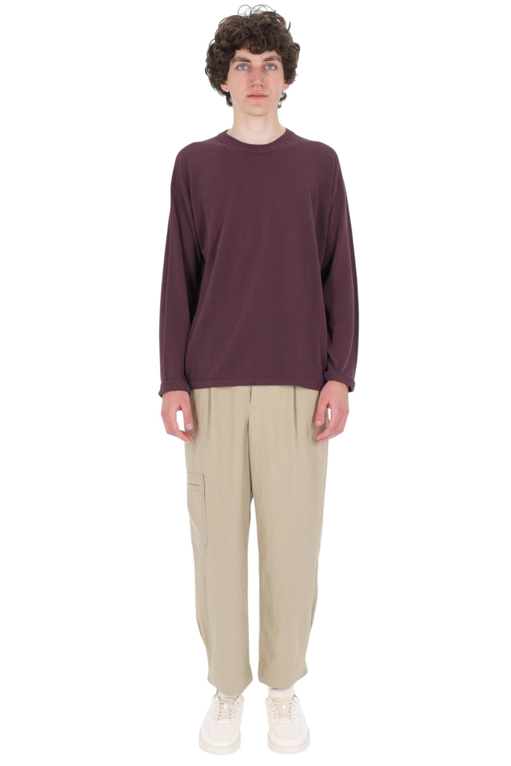 Roberto Collina Maglia girocollo in crepe di cotone MYA11001 23 