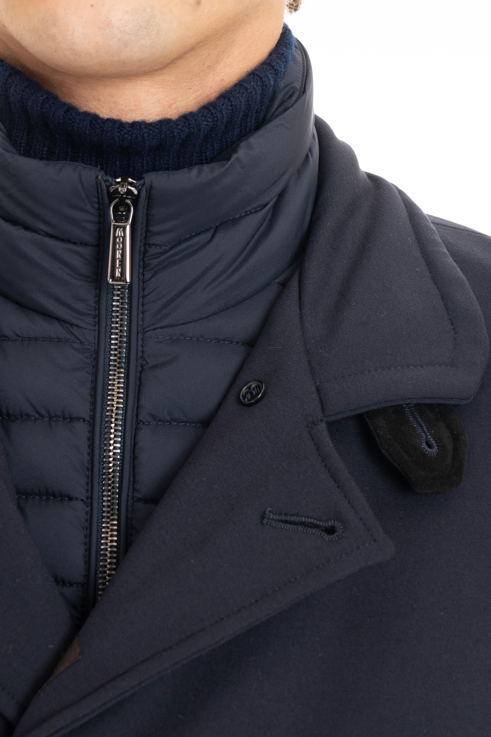 Peacoat in lana-cashmere mod. Bolgi-LE BOLGI-LE NAVY Moorer 