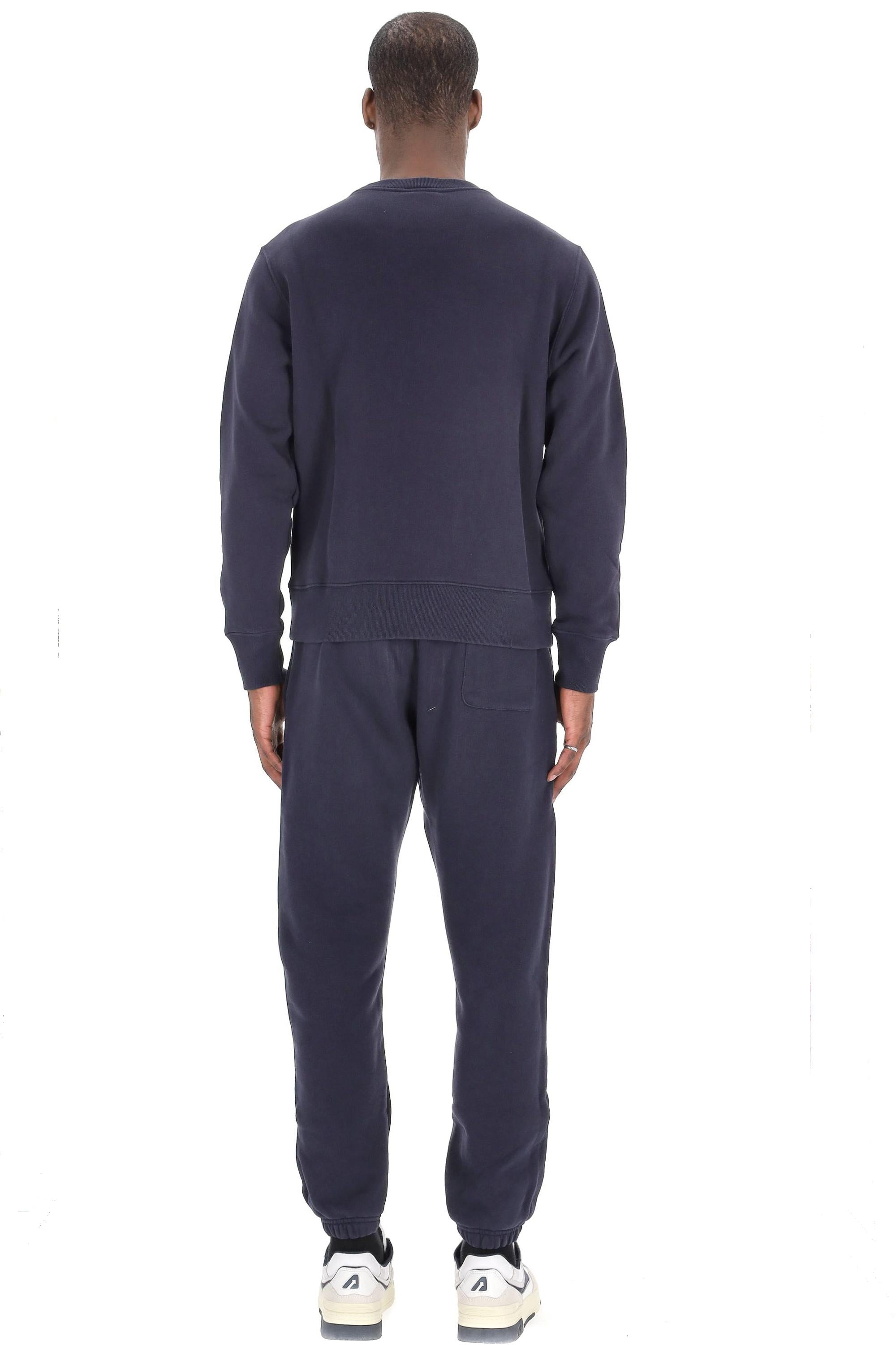 Felpa girocollo in cotone SWPM A1JB BLUE Autry 