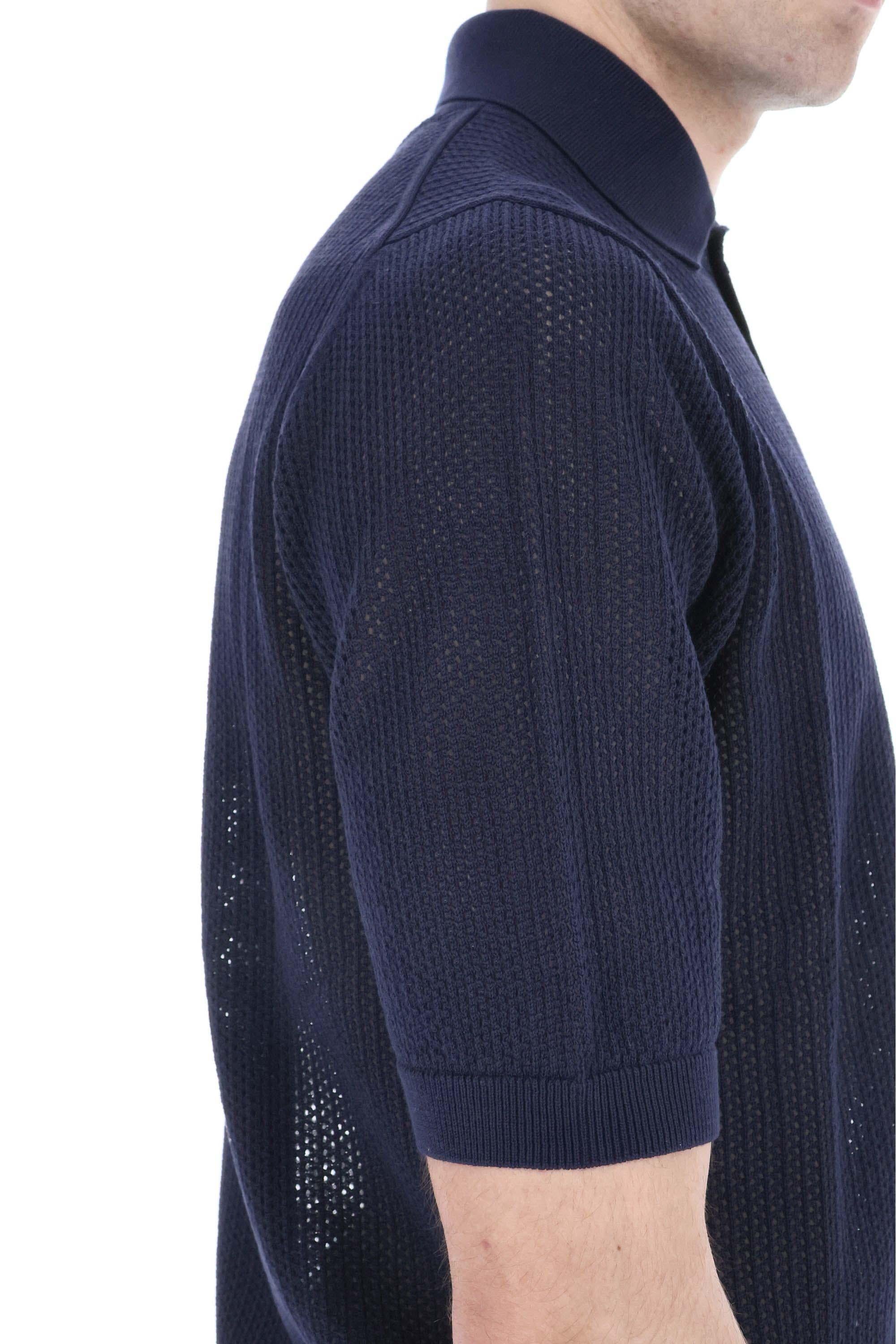 Polo in cotone traforato B2W176 12C91-3 13777 Ballantyne 