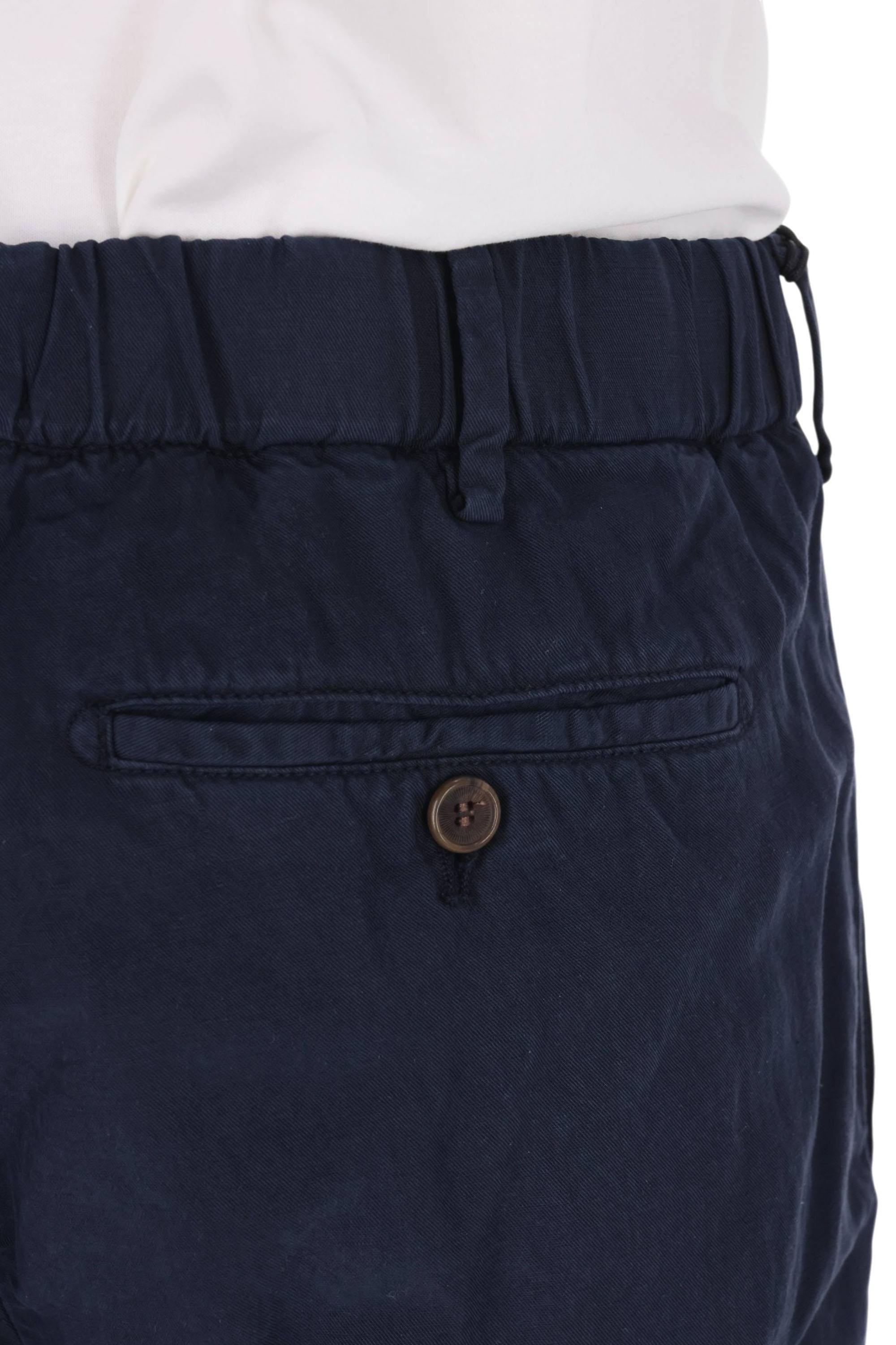 Myths Pantalone Apollo con coulisse in lyocell-lino 26M12L 80-2 037 