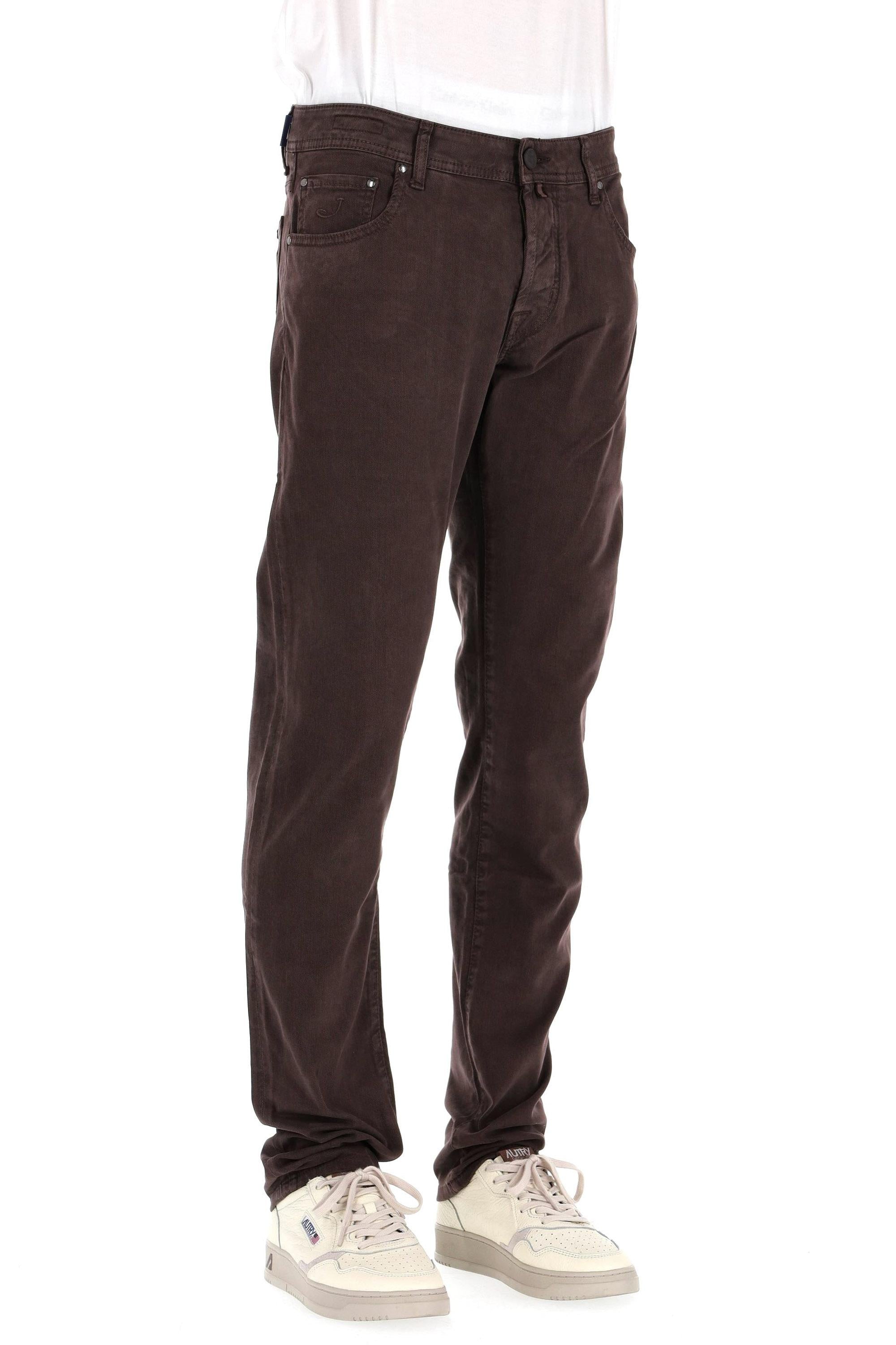 5 tasche color in cotone mano pesca Scott fit JUM_QE007-036-S4216/2 F44 Jacob Cohen 