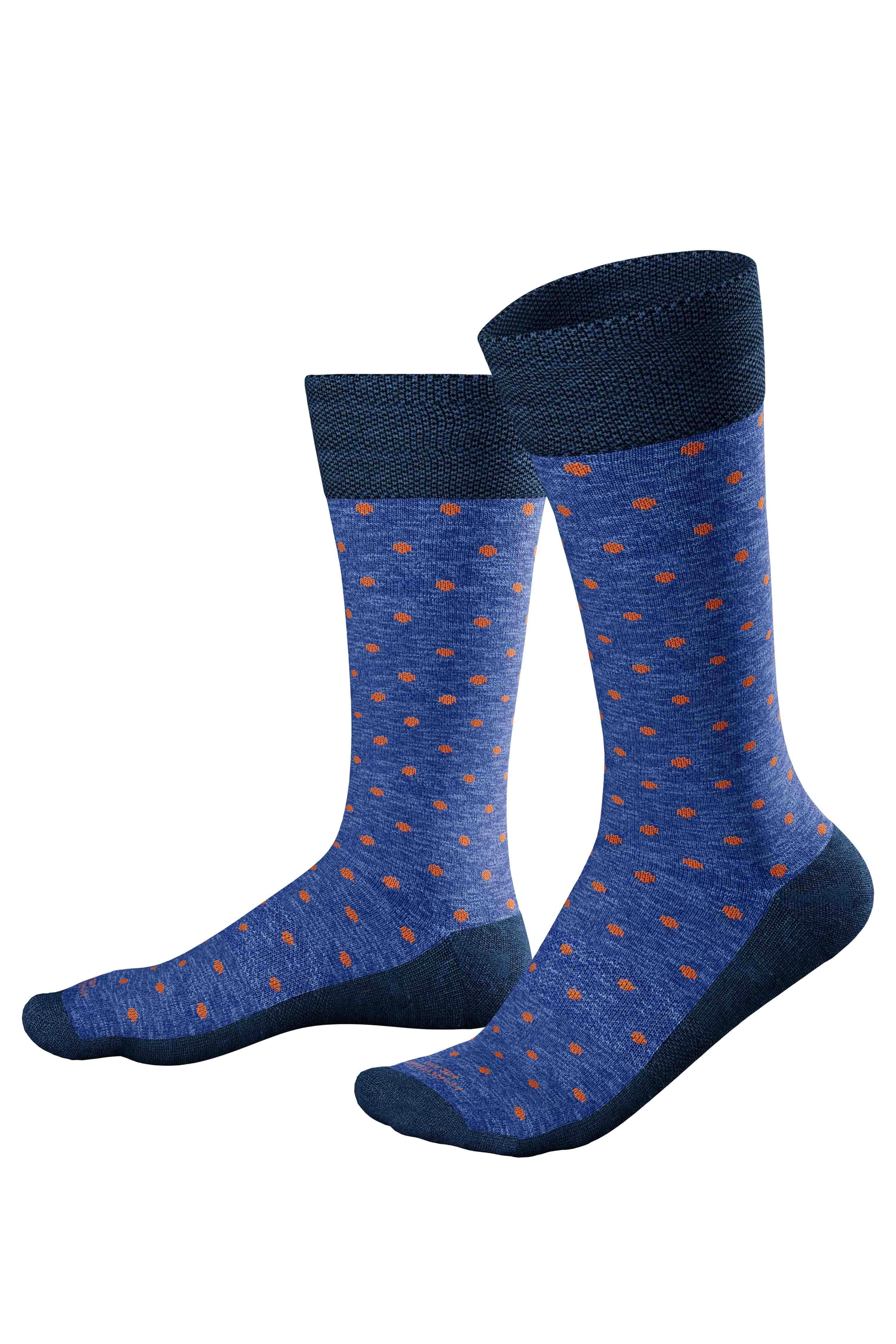 Marcoliani Calza sneaker al polpaccio in cotone a pois MAR4782T/3 Y14 