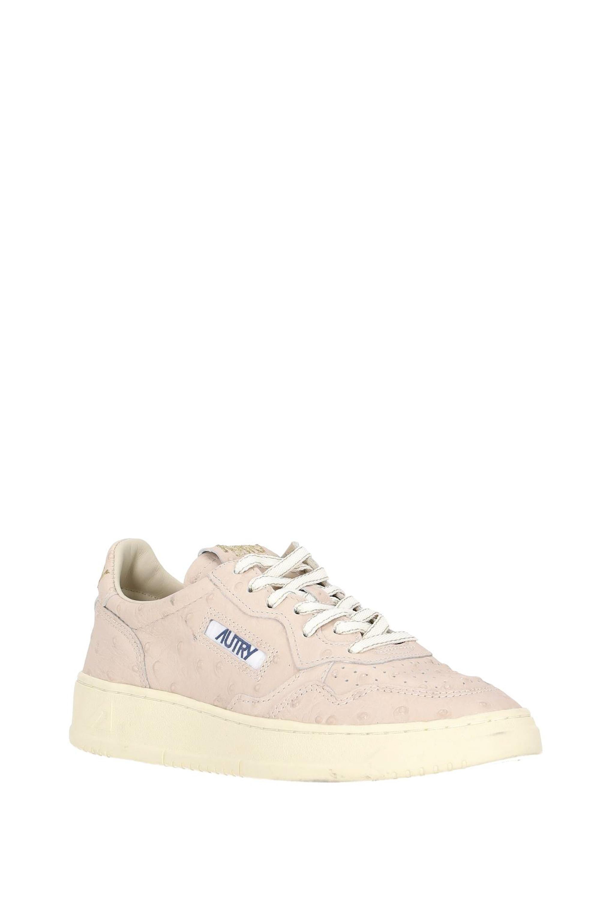 Autry Sneaker Medalist donna in pelle effetto struzzo AULW OT02 WOODASH 